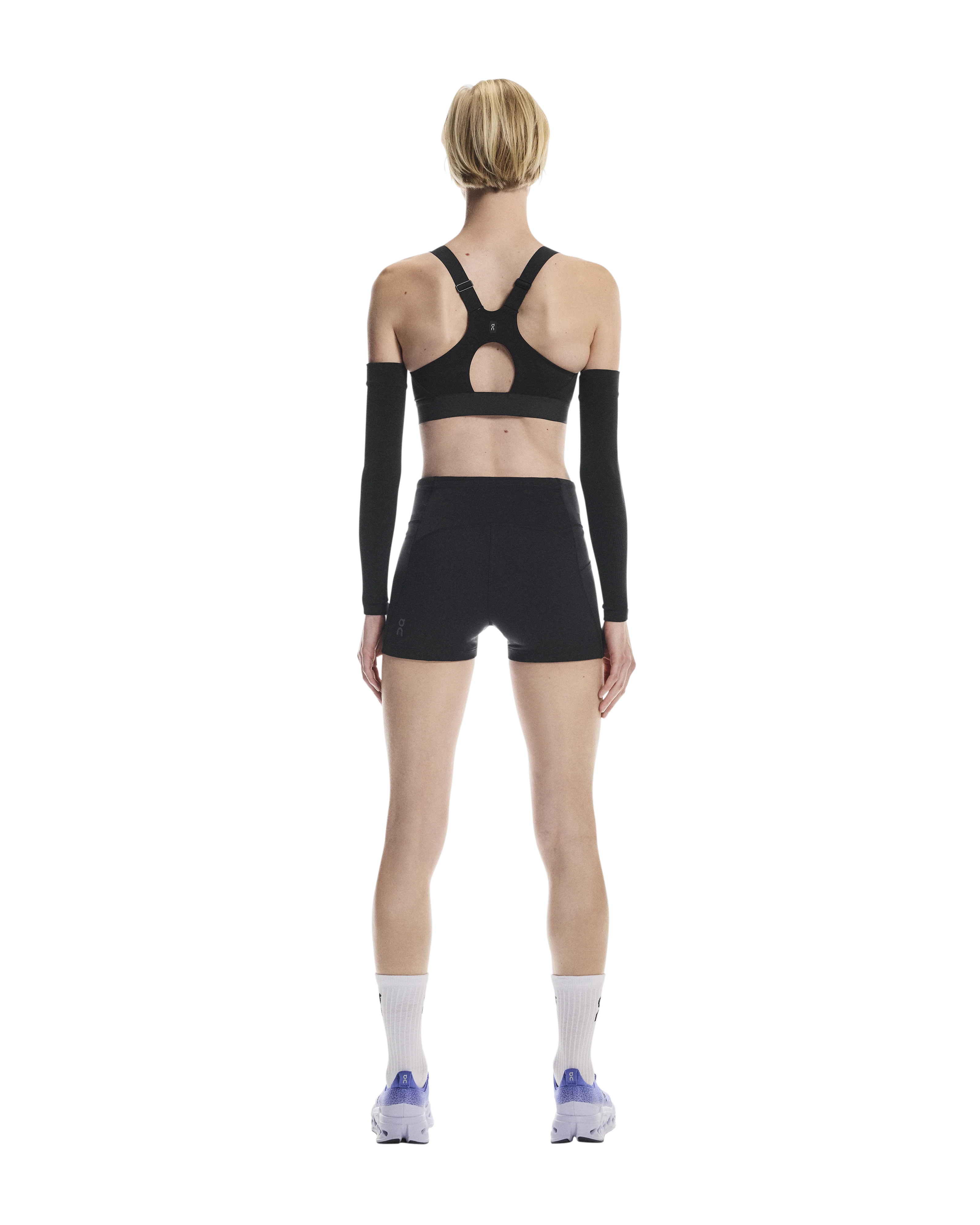 ON Womens 3" Performance Tights - Black - SS26 - Image 3
