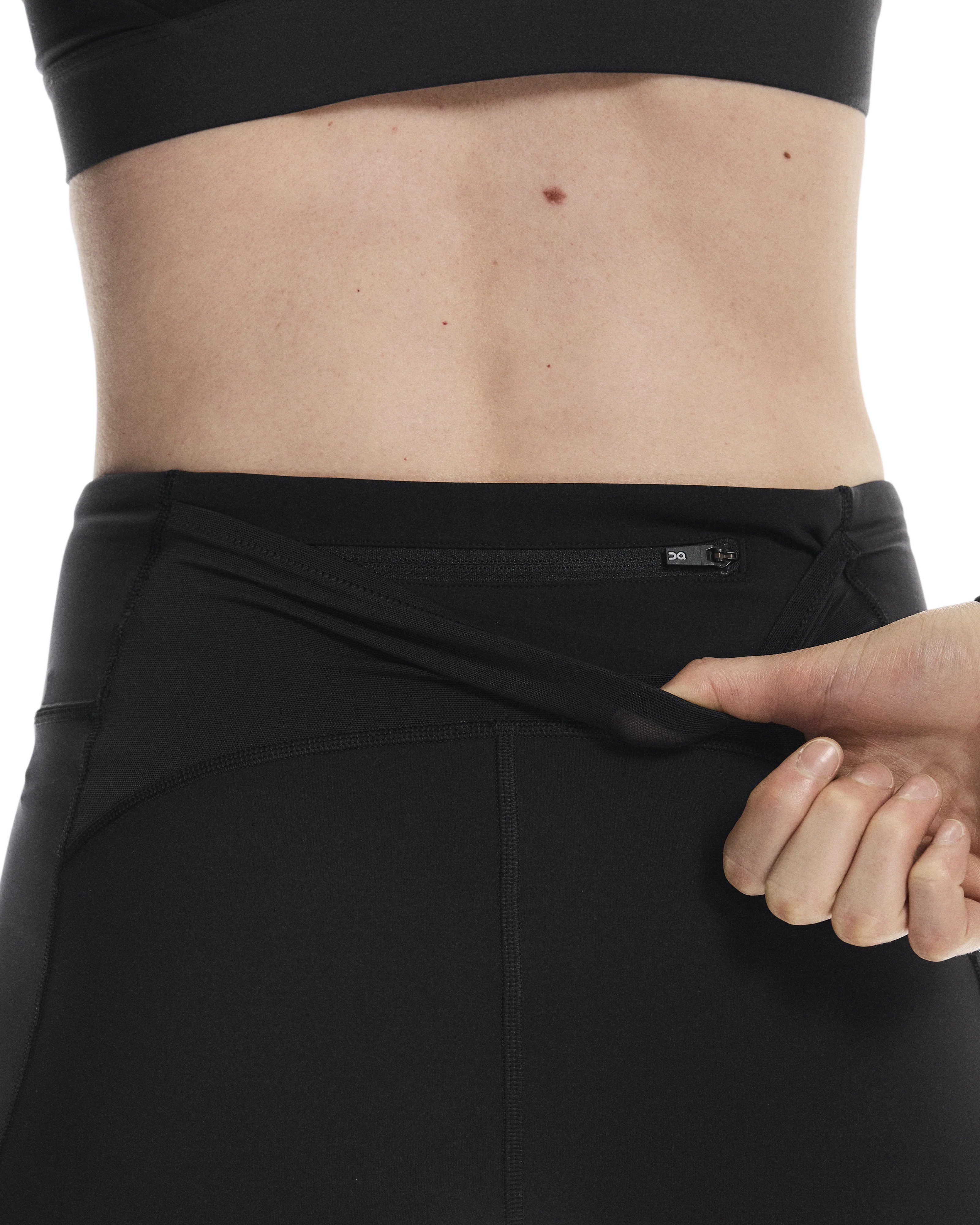 ON Womens 3" Performance Tights - Black - SS26 - Image 4