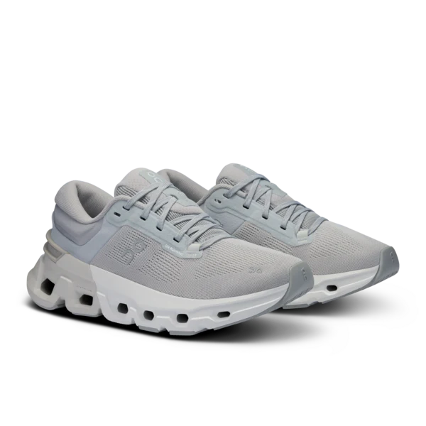 ON Womens Cloudflyer 5 - Glacier/Wolf - Image 4