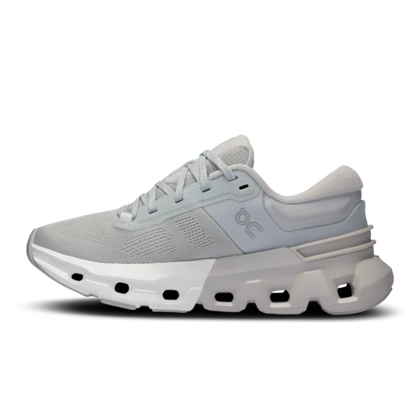 ON Womens Cloudflyer 5 - Glacier/Wolf - Image 5