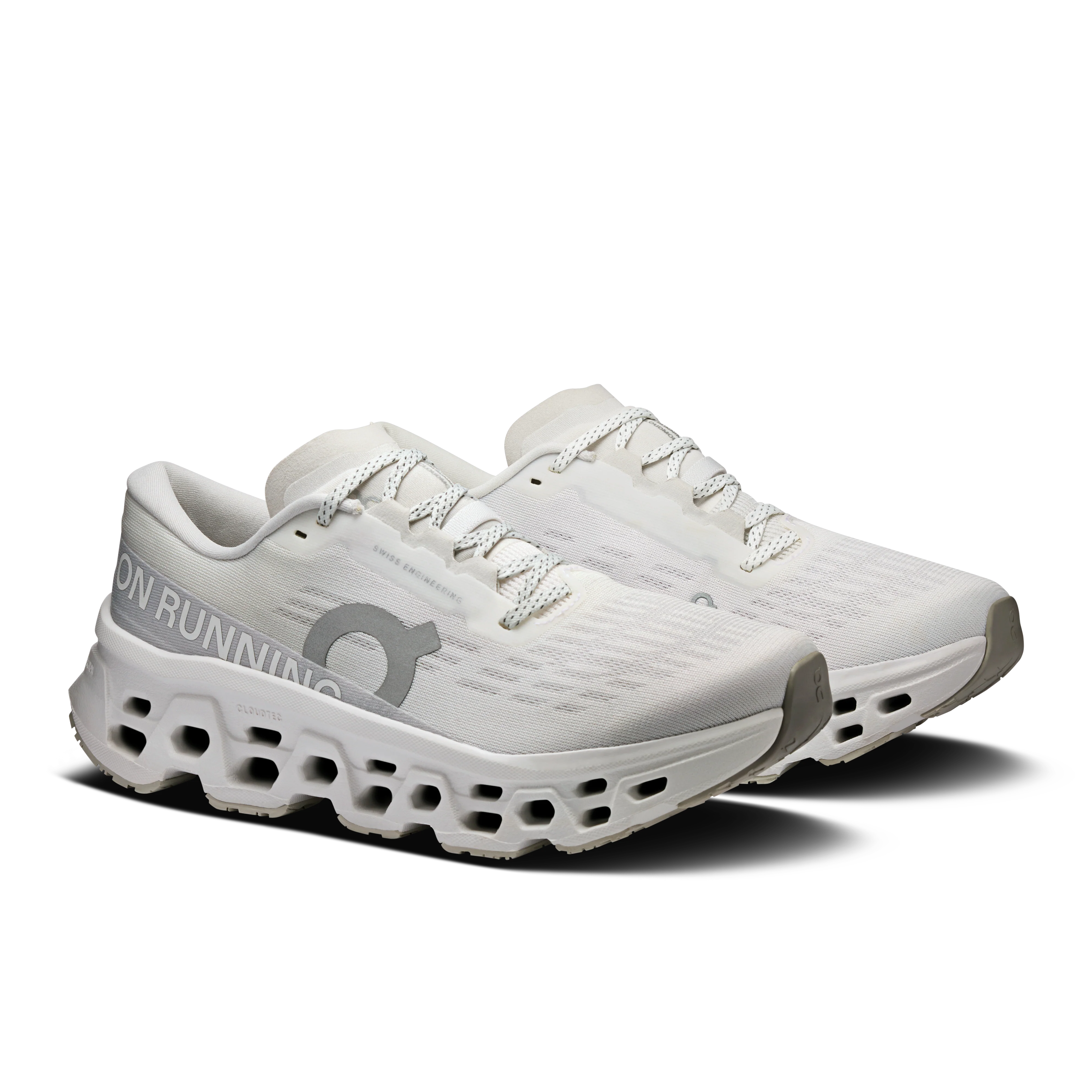 ON Womens Cloudmonster 3 - White/Wolf - SS26 - Image 3