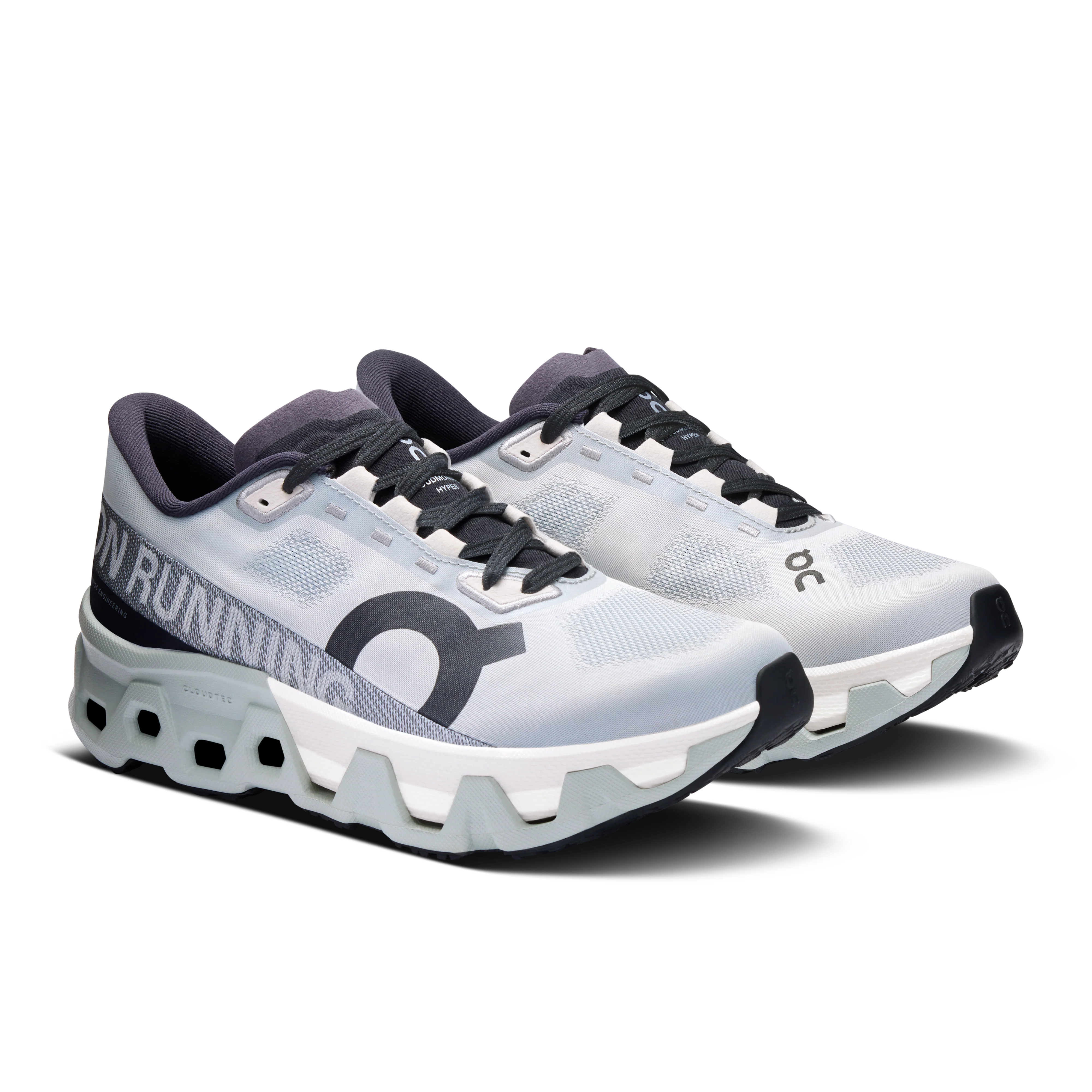ON Womens Cloudmonster Hyper - Glacier/Ivory - SS25 - Image 6