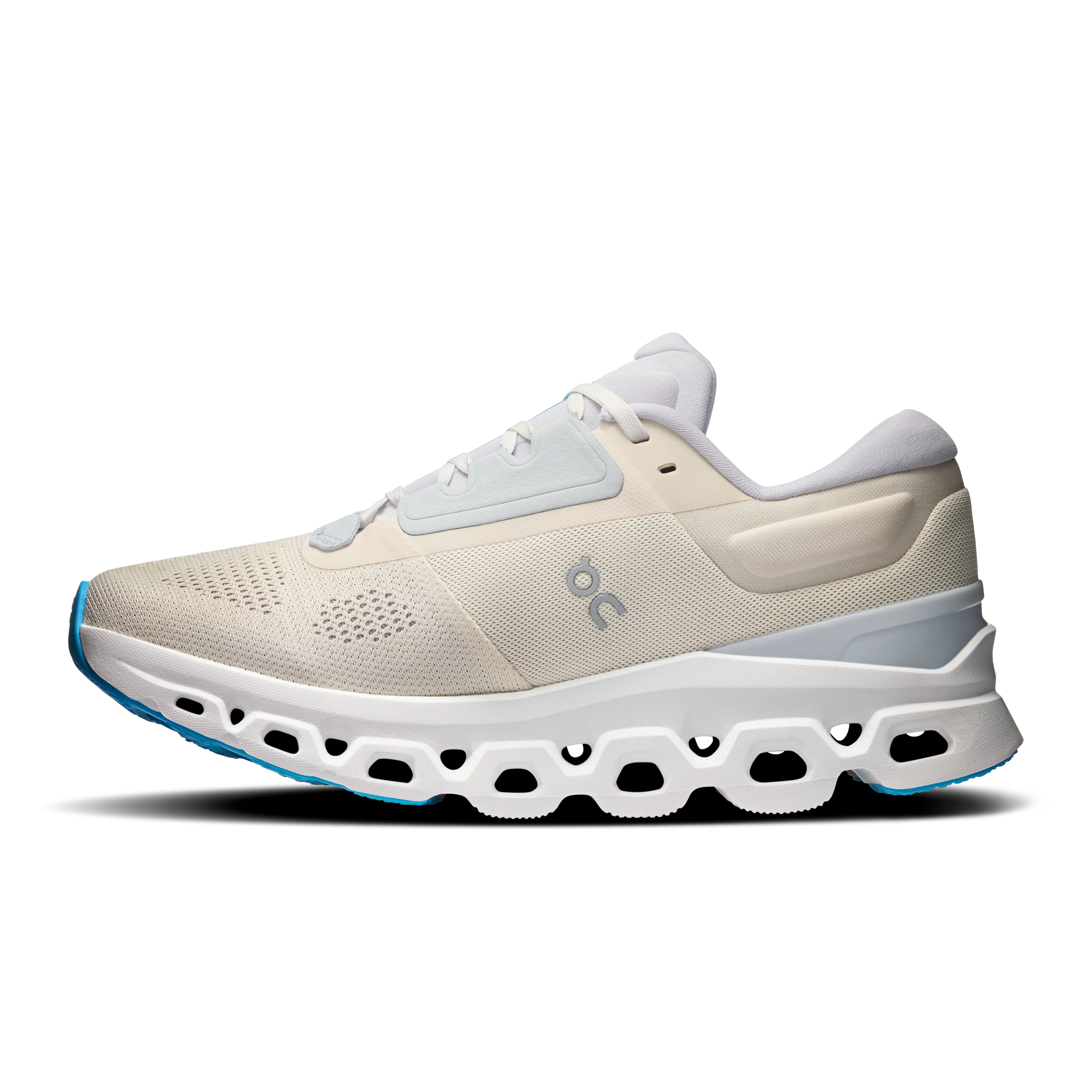 ON Womens Cloudstratus 3 - Cream/Arctic - SS25 - Image 4