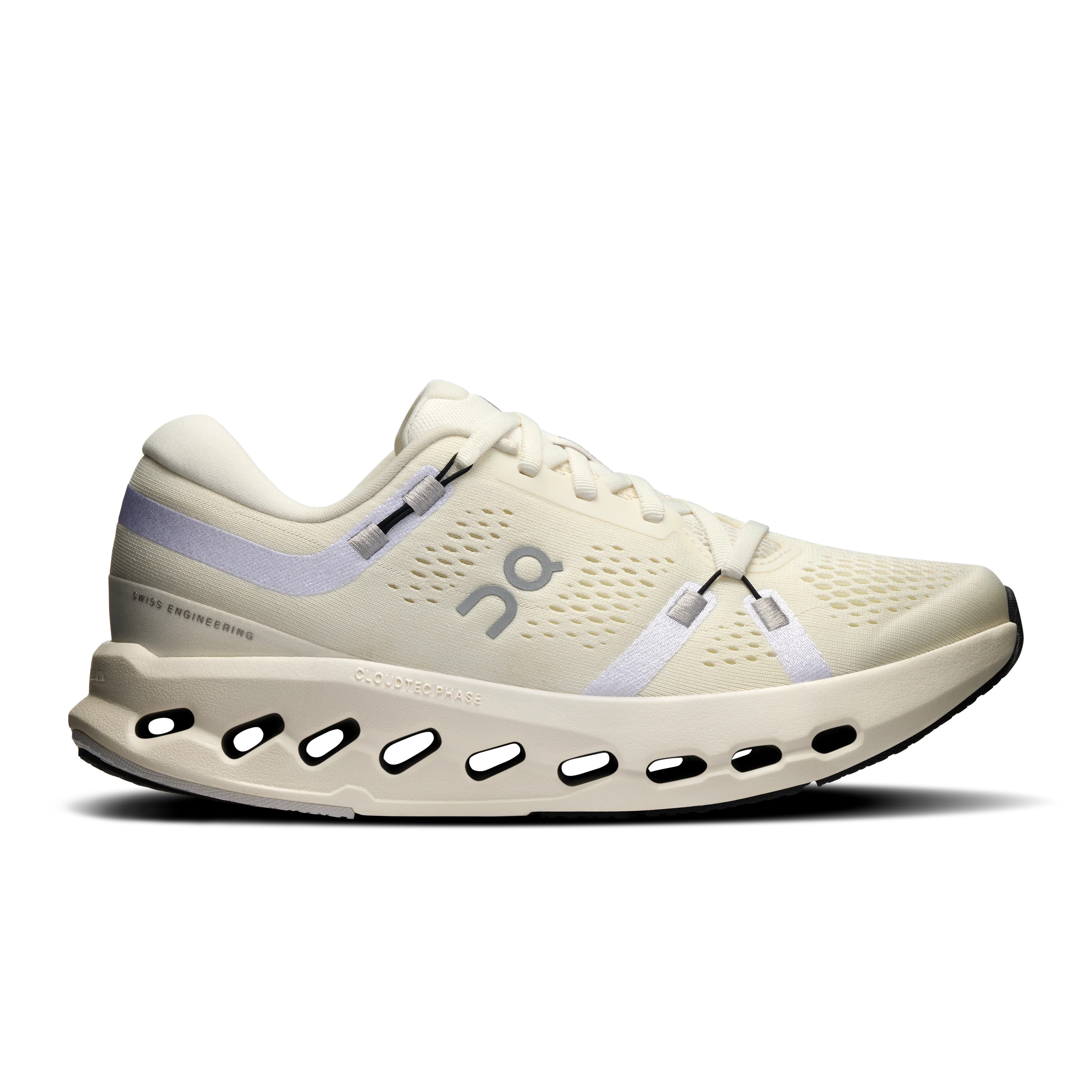 ON Womens Cloudsurfer 2 - Ivory/Ivory - SS25 - Image 3
