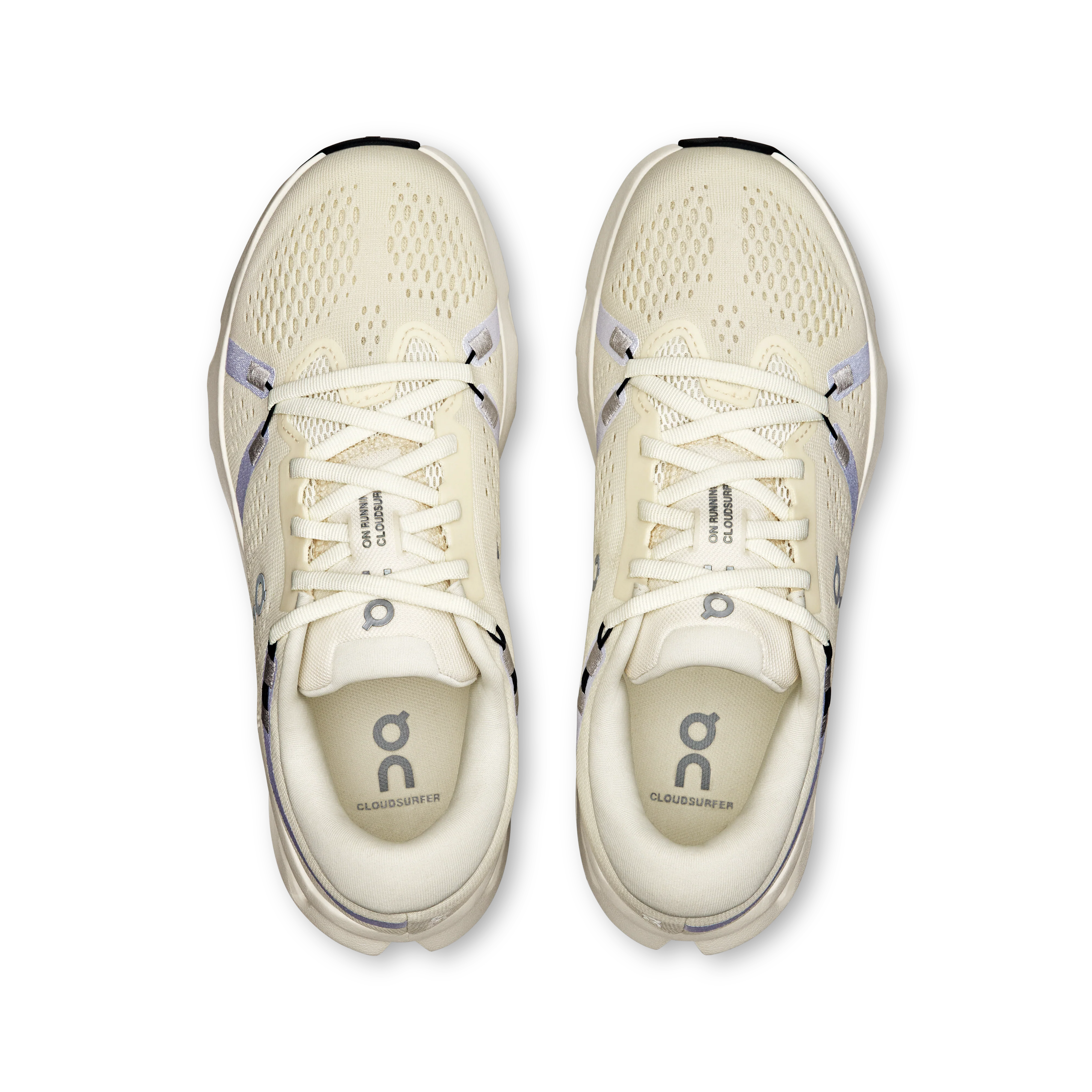 ON Womens Cloudsurfer 2 - Ivory/Ivory - SS25 - Image 4