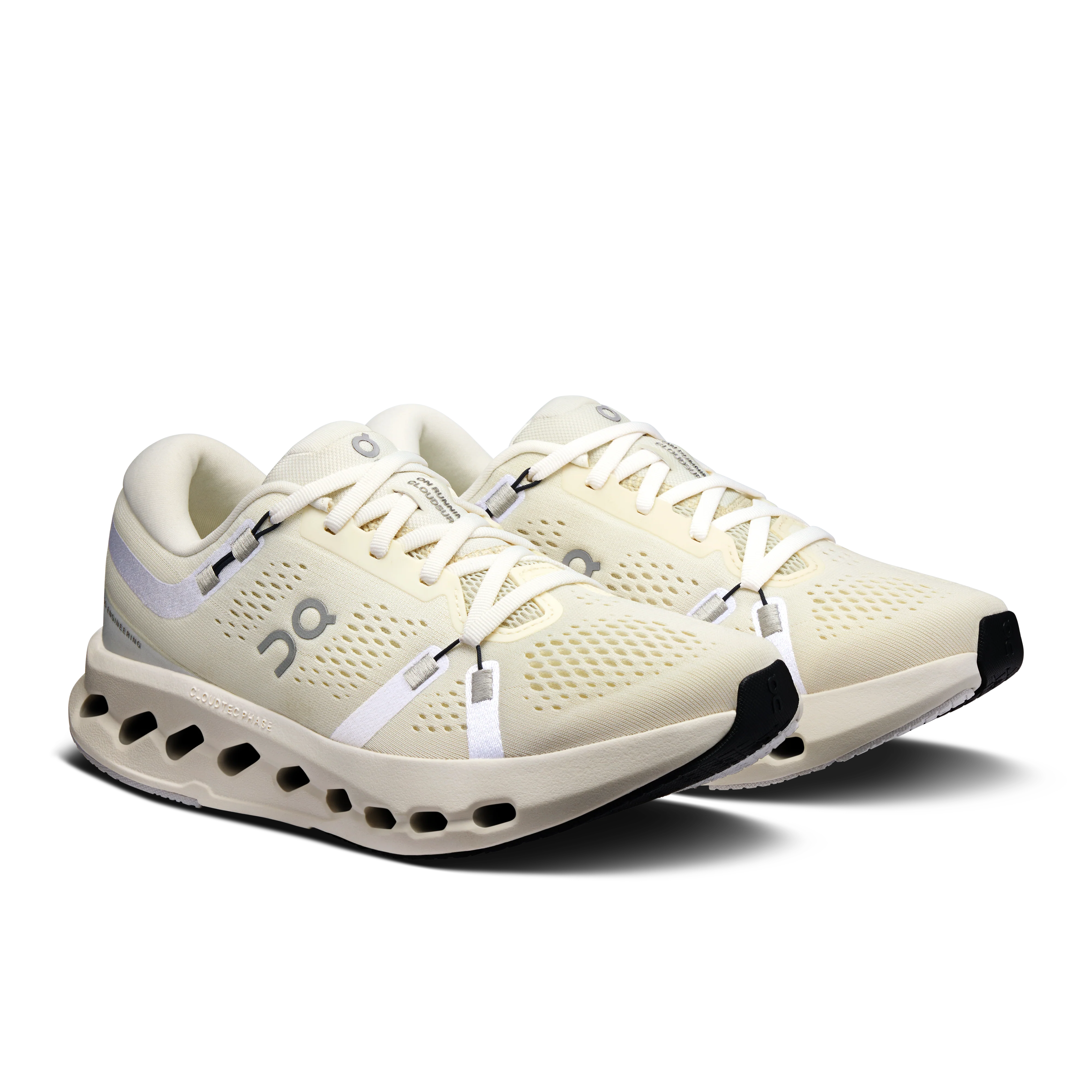 ON Womens Cloudsurfer 2 - Ivory/Ivory - SS25 - Image 7