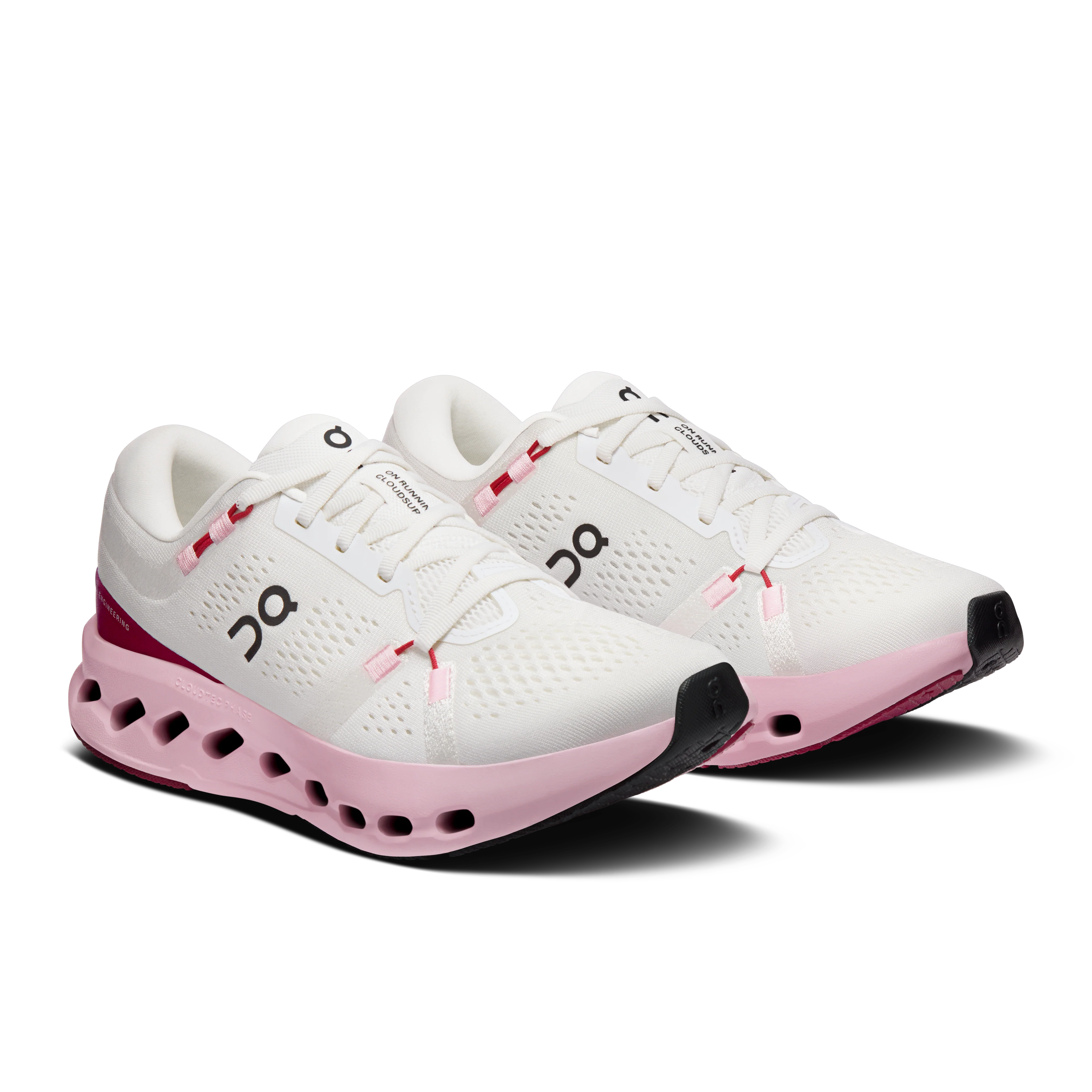 ON Womens Cloudsurfer 2 - Ivory/Peony - SS26 - Image 3