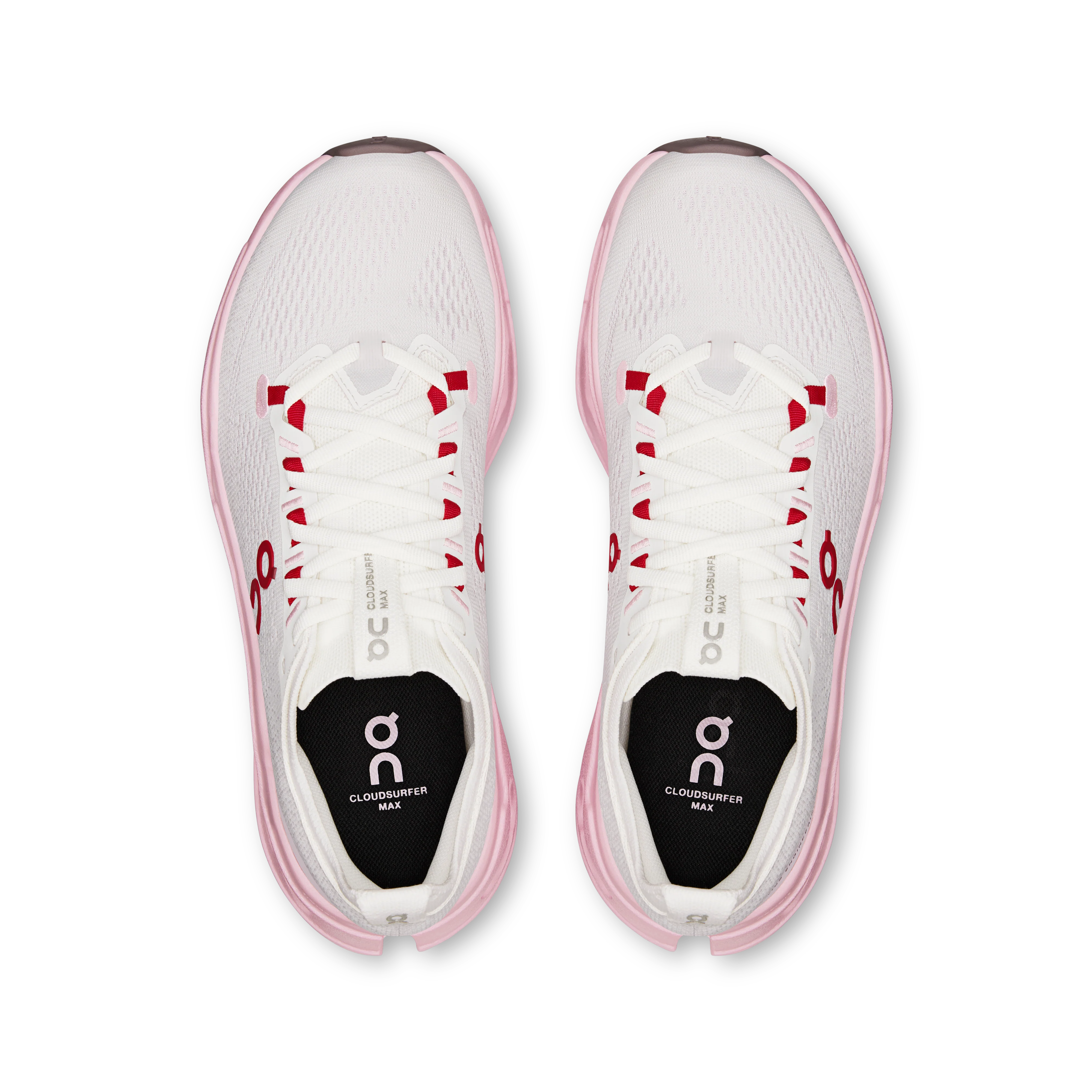 ON Womens Cloudsurfer Max - Ivory/Peony - SS26 - Image 3