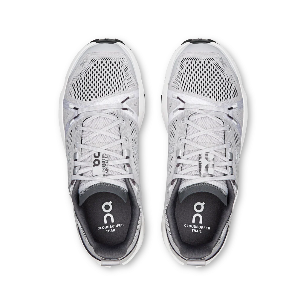 ON Womens Cloudsurfer Trail - Frost/White - Trail - SS25 - Image 3