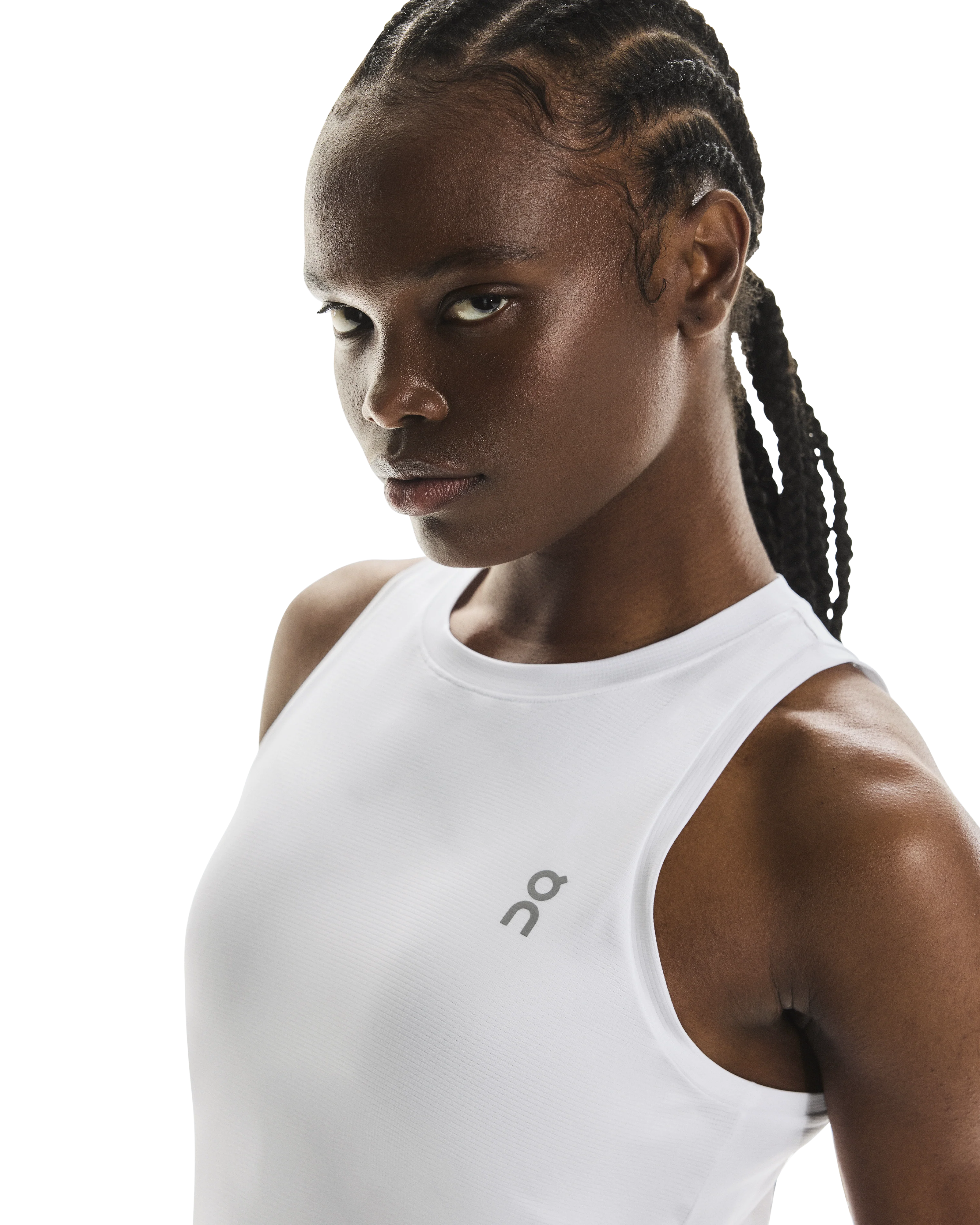 ON Womens Core Tank - White - SS26 - Image 7
