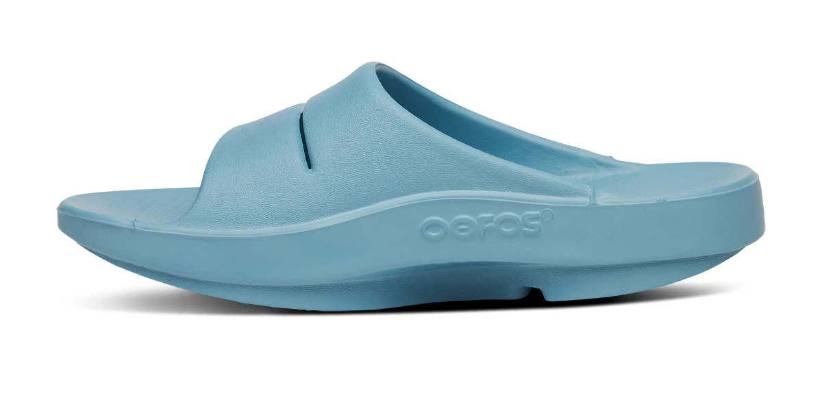 Oofos OOahh Unisex Recovery Slide - Ocean Blue - SS26 - Image 5