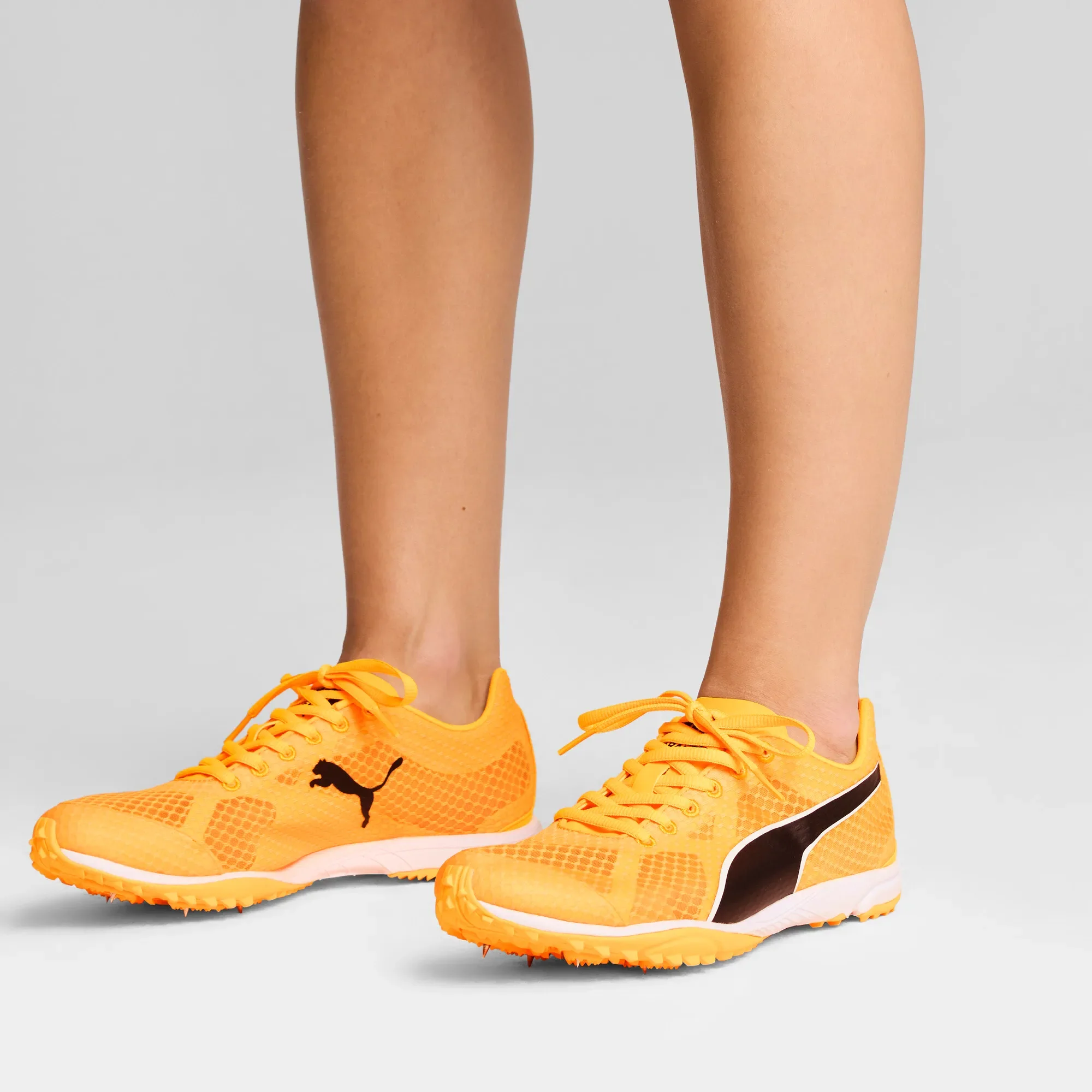 Puma evoSPEED Haraka 8 Cross Country Spikes - Sun Stream/Puma Black/Puma White - Image 7