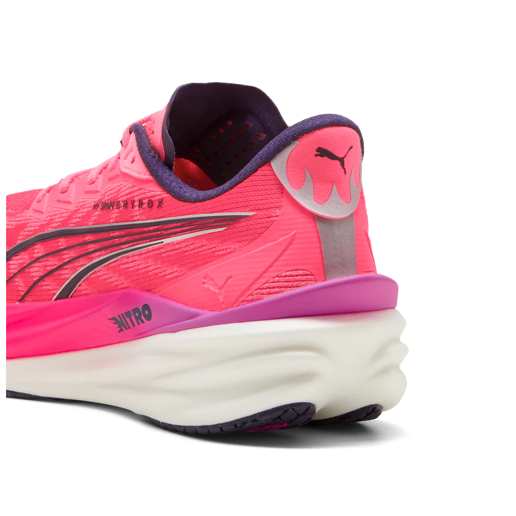 Puma Mens Deviate NITRO 4 x HYROX - Puma White/Electric Orchid/Pure Pink - Neutral - SS26 - Image 4