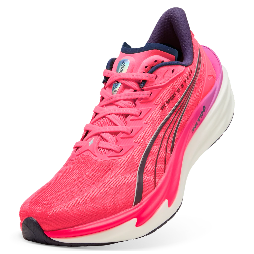 Puma Mens Deviate NITRO 4 x HYROX - Puma White/Electric Orchid/Pure Pink - Neutral - SS26 - Image 7