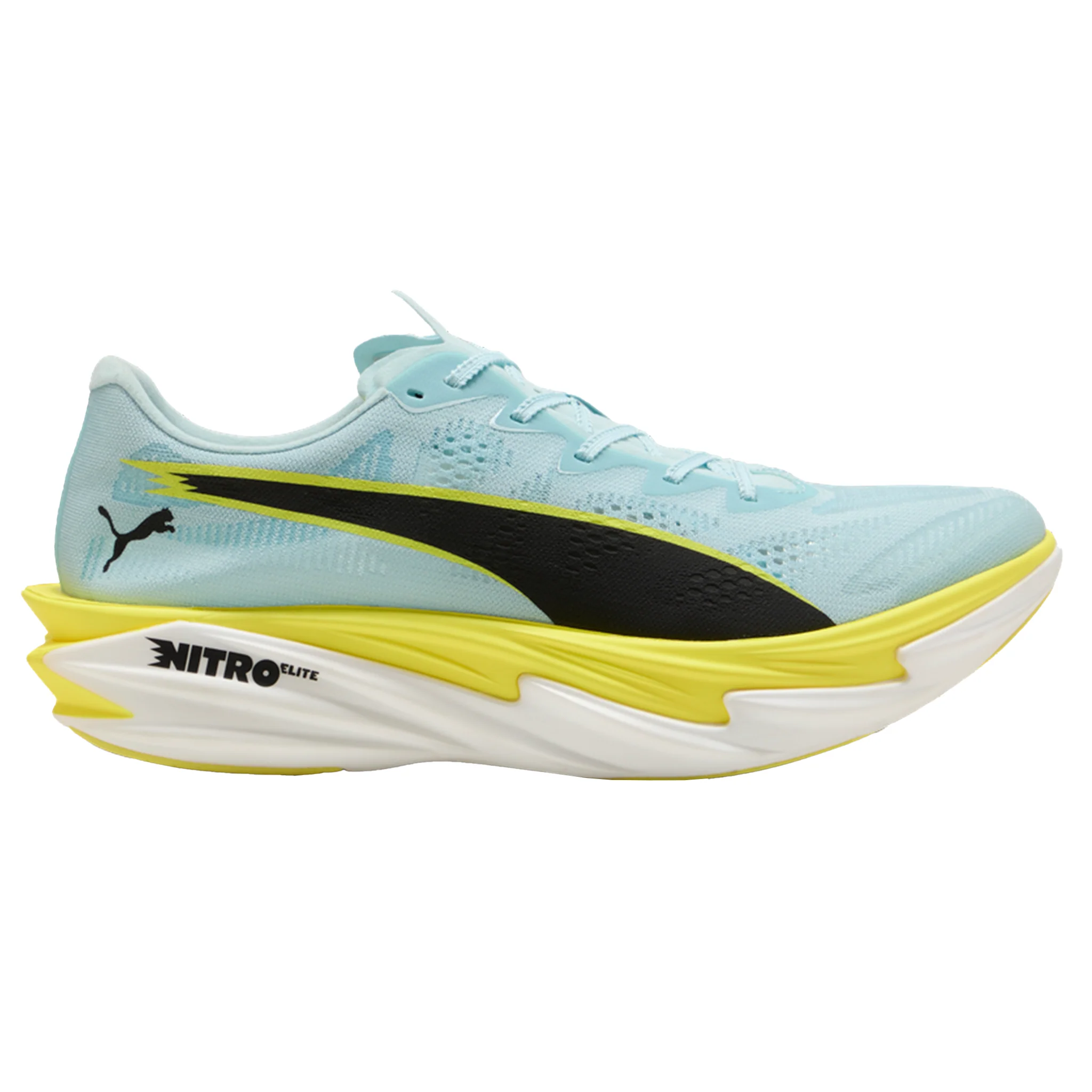 Puma Mens Deviate NITRO Elite 4 - Fresh Water/Lemon Crush/Puma Black - Neutral - SS26