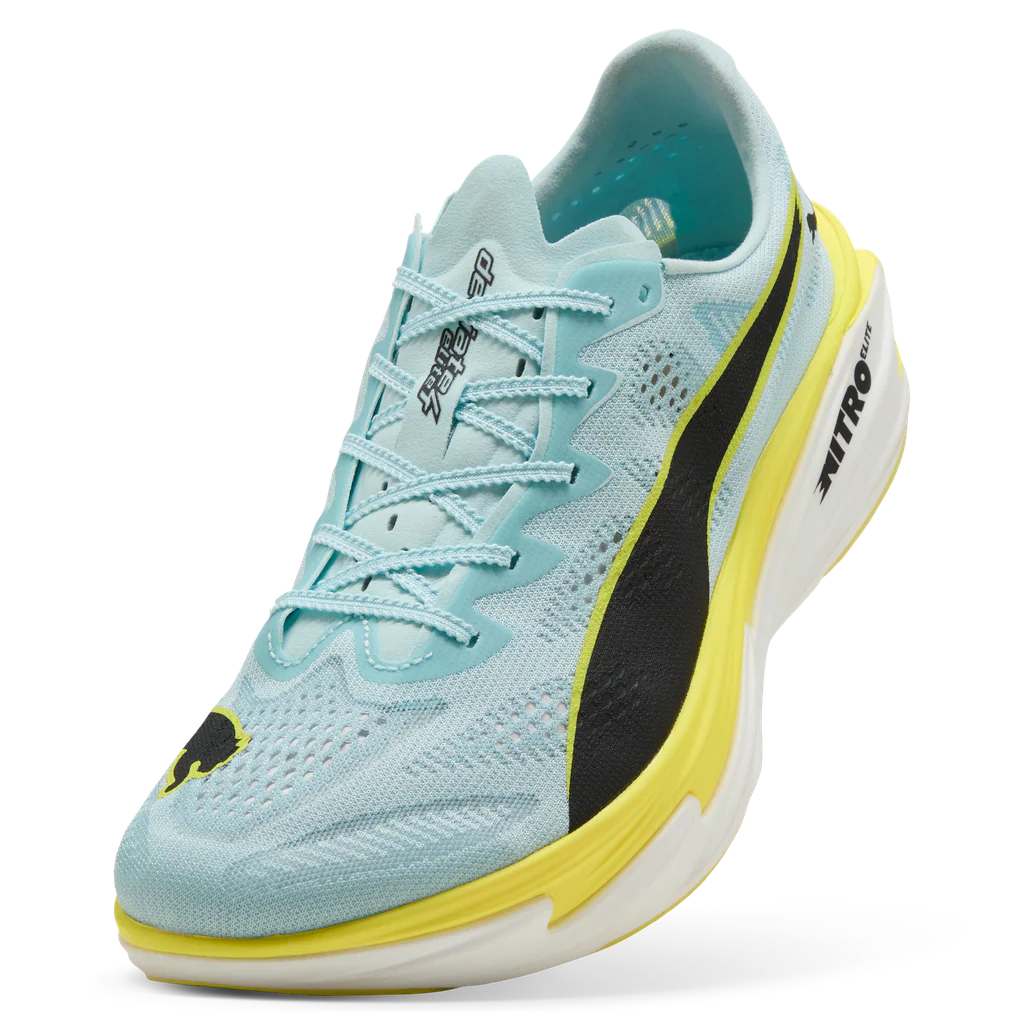 Puma Mens Deviate NITRO Elite 4 - Fresh Water/Lemon Crush/Puma Black - Neutral - SS26 - Image 5
