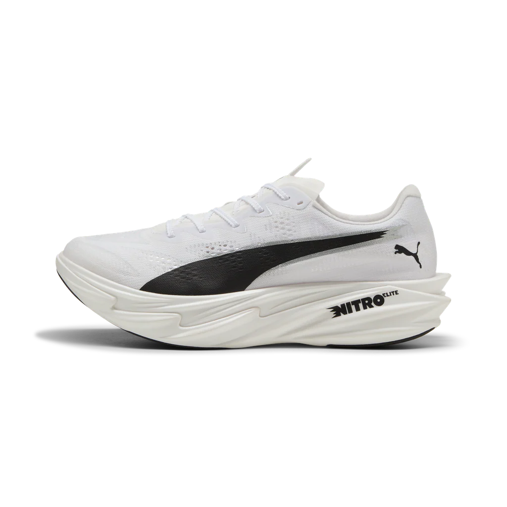 Puma Mens Deviate NITRO Elite 4 - Puma White/Puma Black - Neutral - SS26 - Image 3