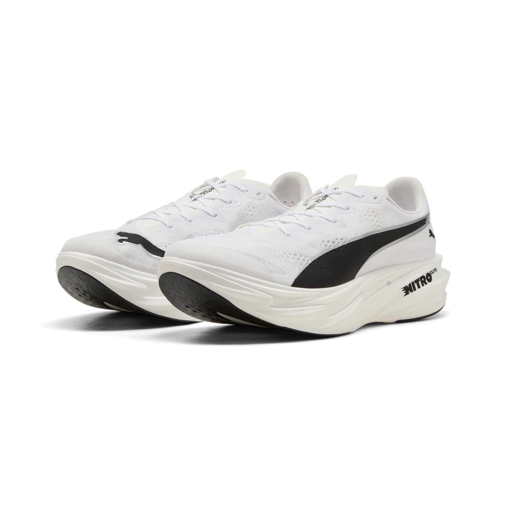 Puma Mens Deviate NITRO Elite 4 - Puma White/Puma Black - Neutral - SS26 - Image 5