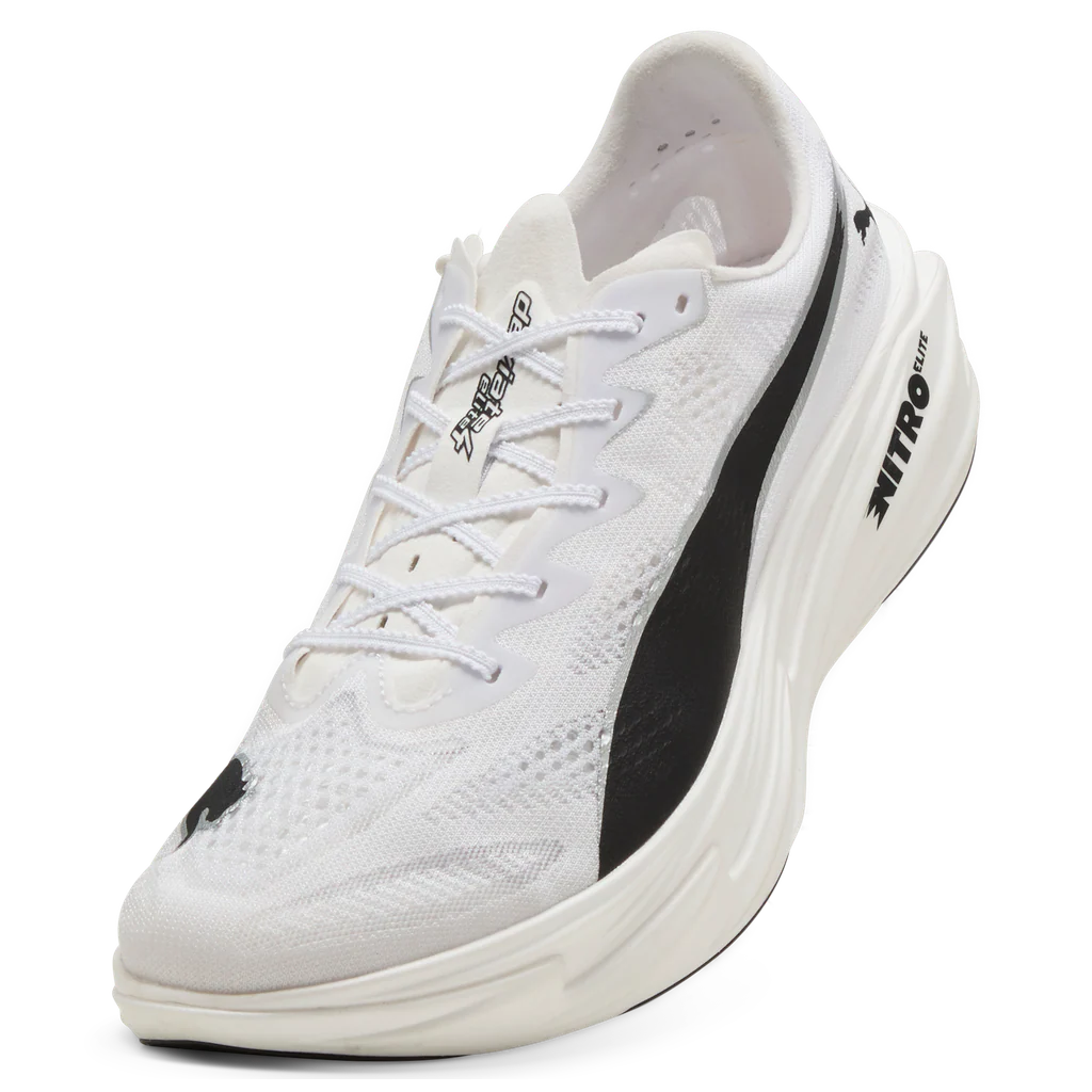 Puma Mens Deviate NITRO Elite 4 - Puma White/Puma Black - Neutral - SS26 - Image 7