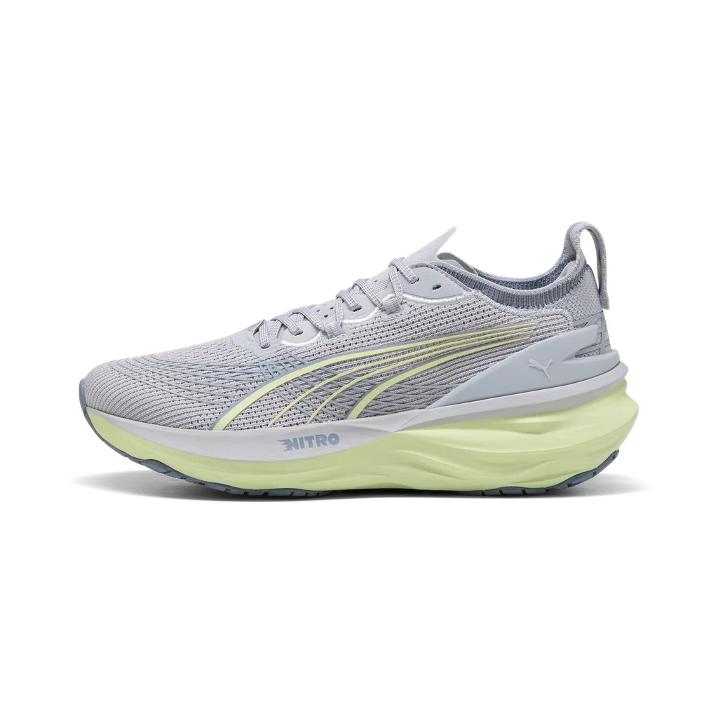 Puma Mens ForeverRun NITRO 2 - Vibrant Silver/Apple Spritz - Stability - SS26 - Image 3
