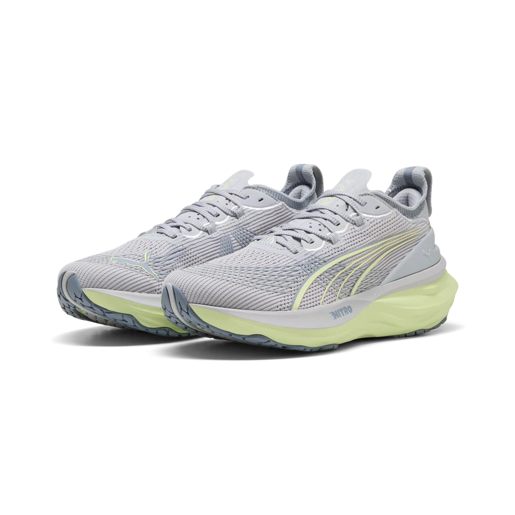Puma Mens ForeverRun NITRO 2 - Vibrant Silver/Apple Spritz - Stability - SS26 - Image 6