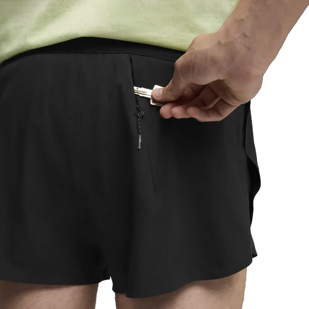 Puma Mens Lightspeed Ultraweave 2" Split Shorts - Black - Image 3