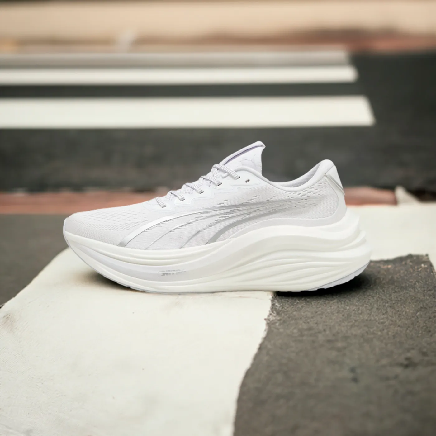 Puma Mens MagMax NITRO - Puma White/Puma Silver - Neutral - SS25 - Image 8