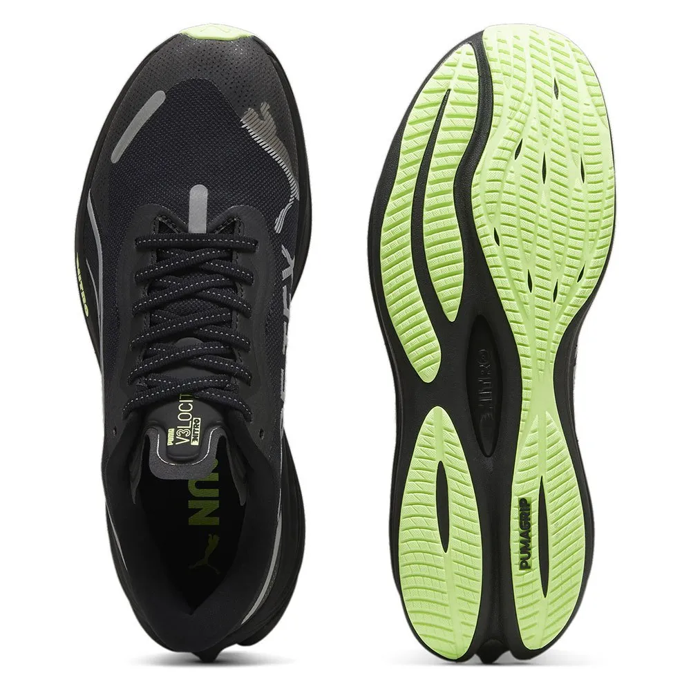 Puma Mens Velocity NITRO 3 GTX - Puma Black/Puma Silver/Fizzy Apple - Neutral - Image 5