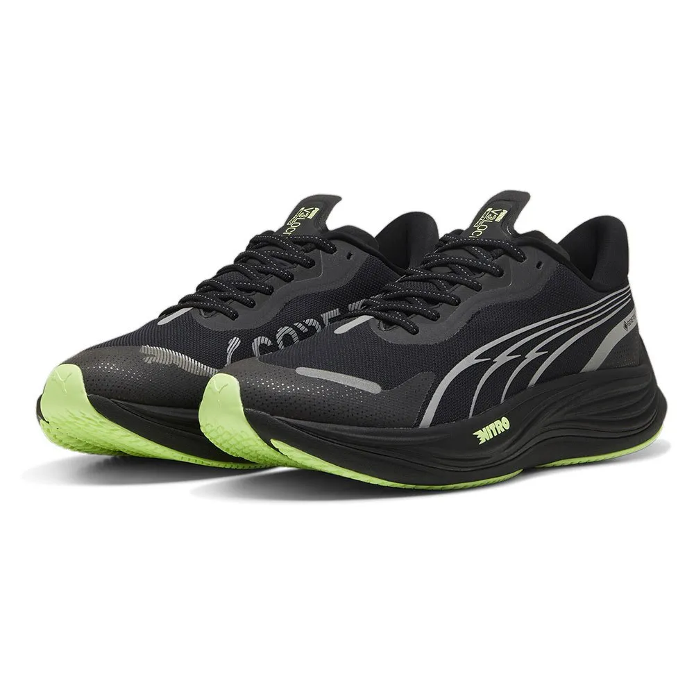 Puma Mens Velocity NITRO 3 GTX - Puma Black/Puma Silver/Fizzy Apple - Neutral - Image 8