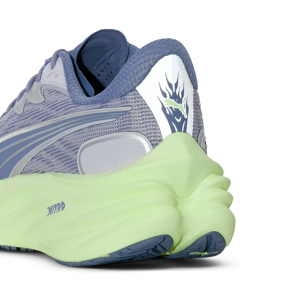 Puma Mens Velocity NITRO 4 - Vibrant Silver/Apple Spritz - Neutral - SS26 - Image 4