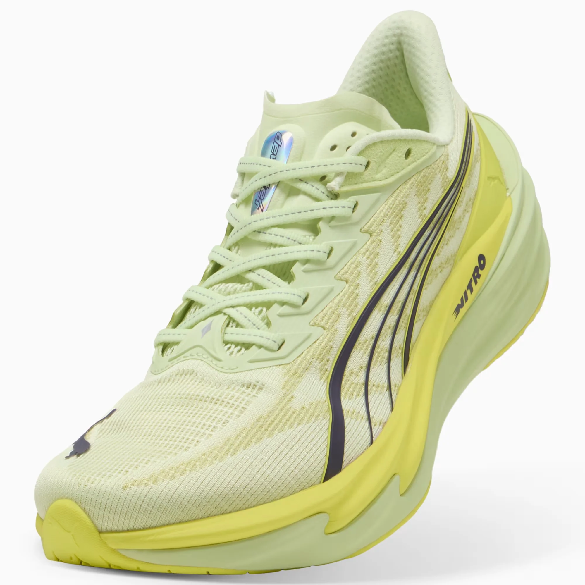 Puma Womens Deviate NITRO 4 - Apple Spritz/Lux Lime - Neutral - SS26 - Image 3