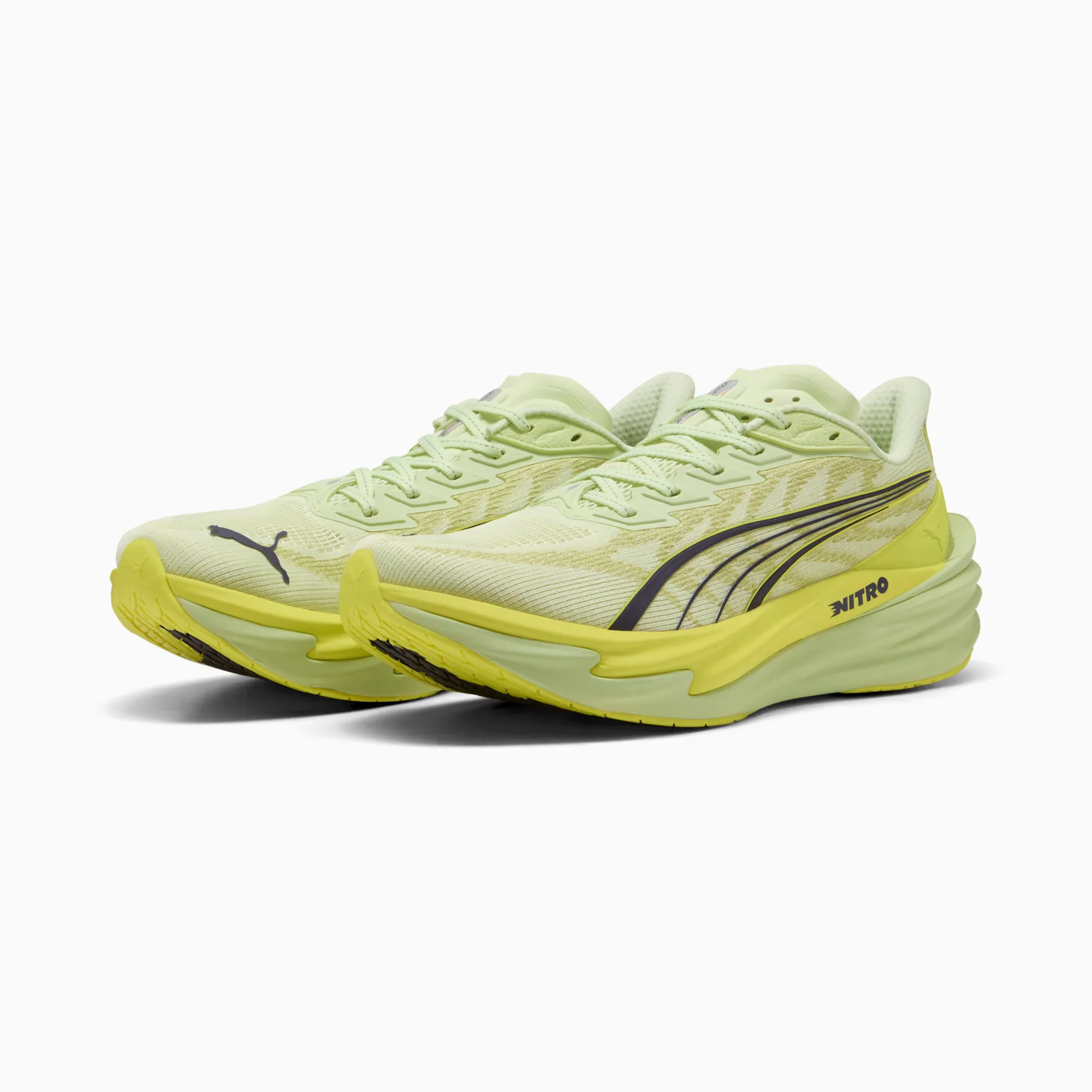 Puma Womens Deviate NITRO 4 - Apple Spritz/Lux Lime - Neutral - SS26 - Image 5