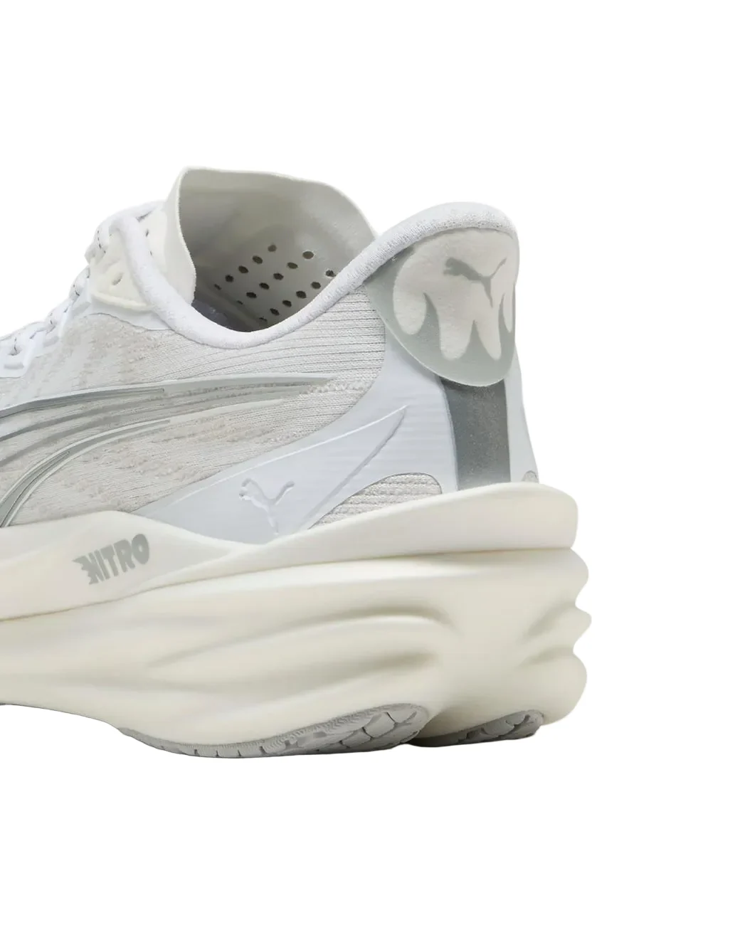 Puma Mens Deviate NITRO 4 - Puma White/Feather Gray - Neutral - SS26 - Image 3