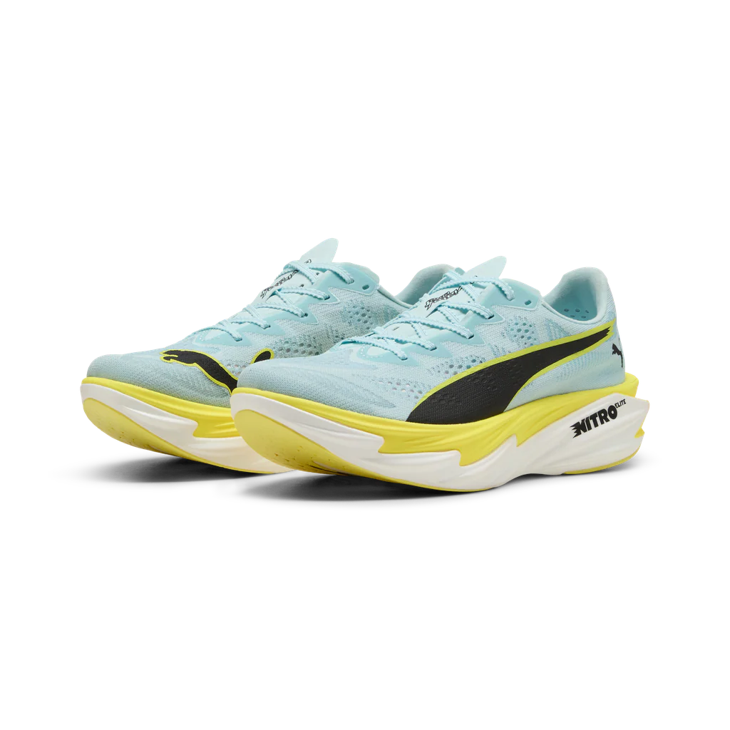 Puma Womens Deviate NITRO Elite 4 - Fresh Water/Lemon Crush/Puma Black - Neutral - SS26 - Image 3