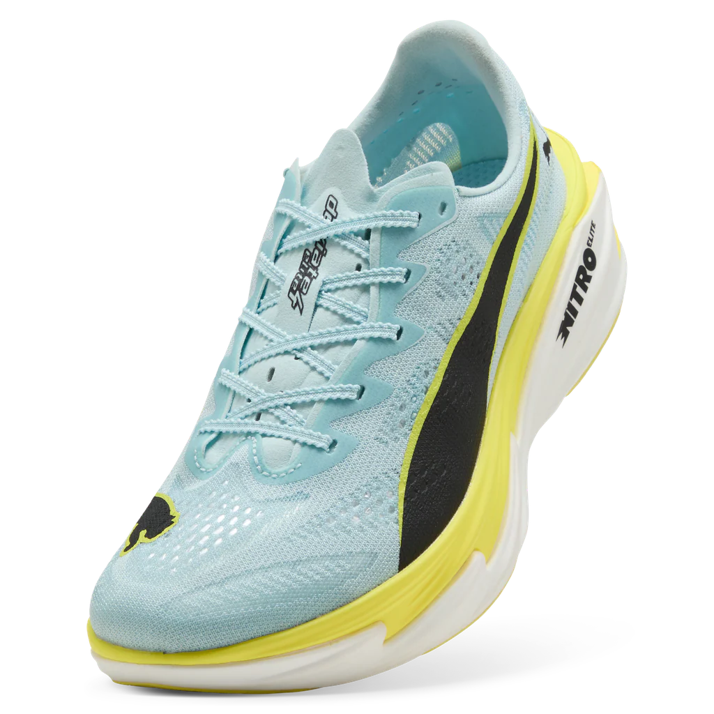 Puma Womens Deviate NITRO Elite 4 - Fresh Water/Lemon Crush/Puma Black - Neutral - SS26 - Image 6