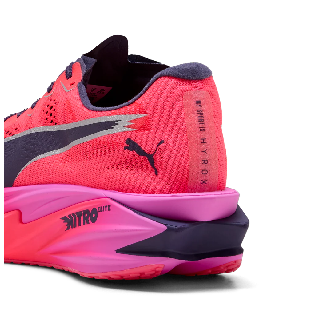 Puma Womens Deviate NITRO Elite 4 Hyrox - Lucite/Electric Orchid/Pure Pink - Neutral - SS26 - Image 5