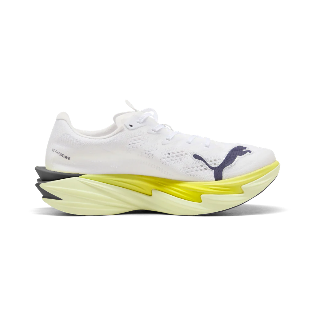 Puma Womens Deviate NITRO Elite 4 - Puma White/Apple Spritz/Lux Lime - Neutral - SS26 - Image 5