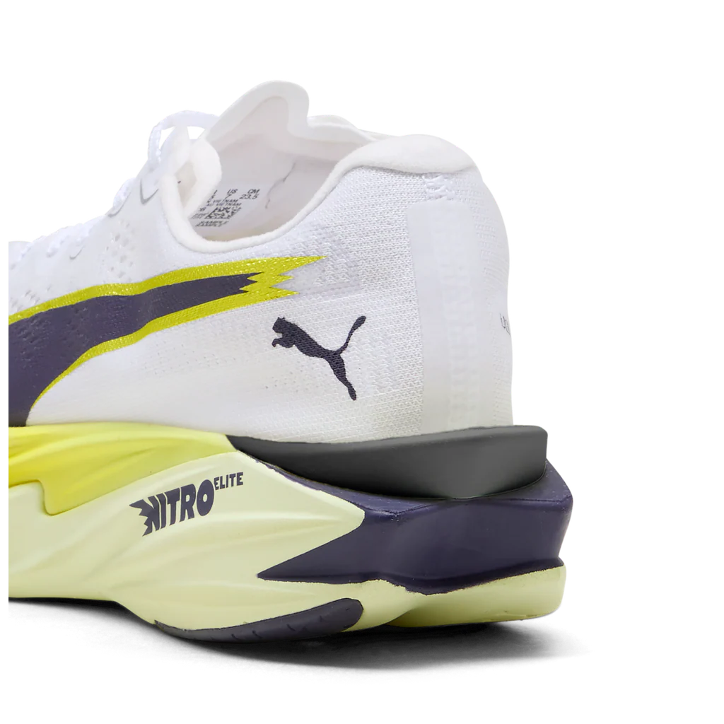 Puma Womens Deviate NITRO Elite 4 - Puma White/Apple Spritz/Lux Lime - Neutral - SS26 - Image 7