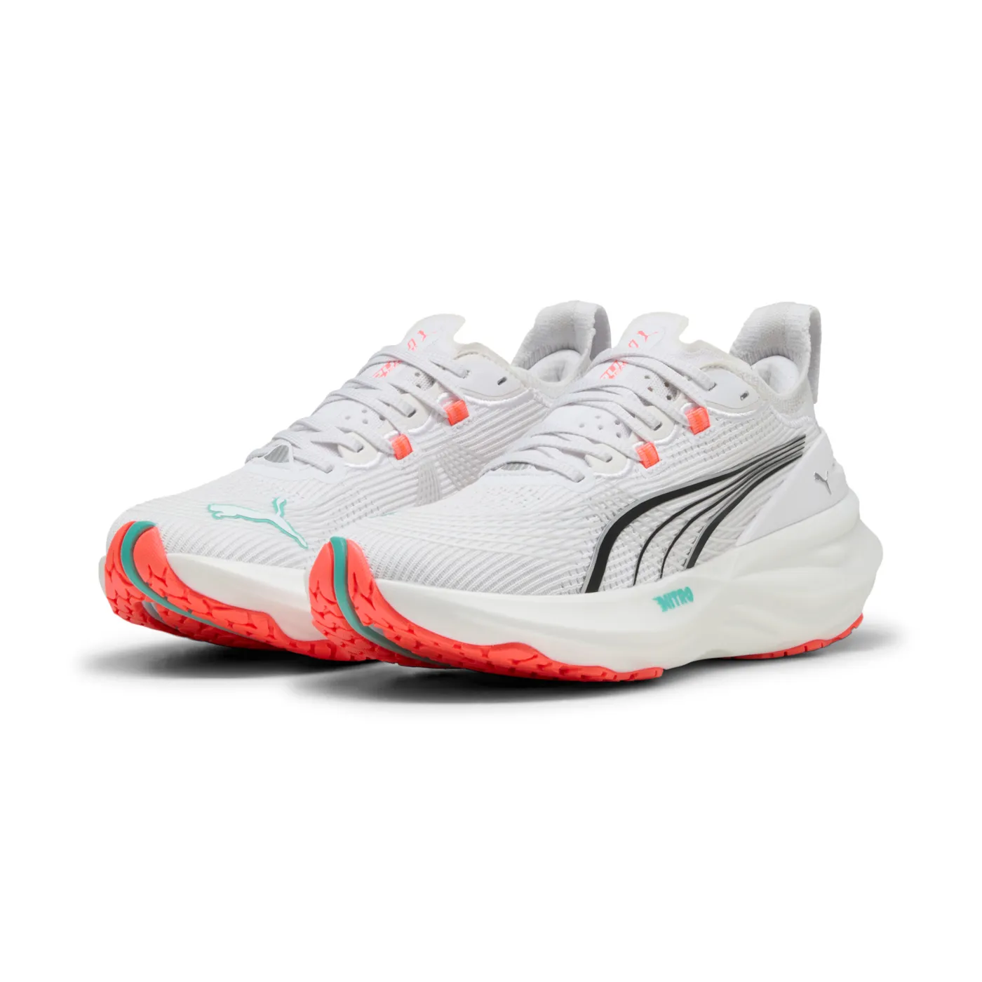 Puma Womens ForeverRun NITRO 2 - Puma White/Aquatic - Stability - SS25 - Image 4
