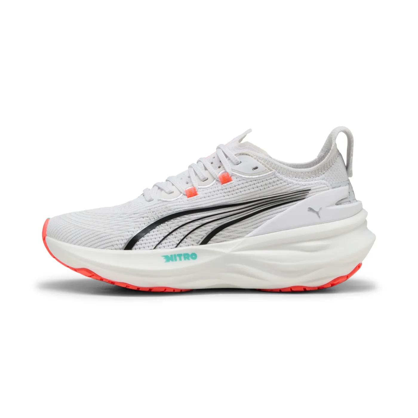 Puma Womens ForeverRun NITRO 2 - Puma White/Aquatic - Stability - SS25 - Image 5
