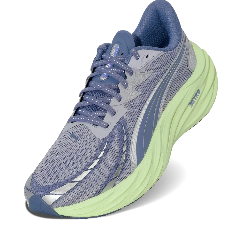 Puma Womens Velocity NITRO 4 - Vibrant Silver/Apple Spritz - Neutral - SS26 - Image 3
