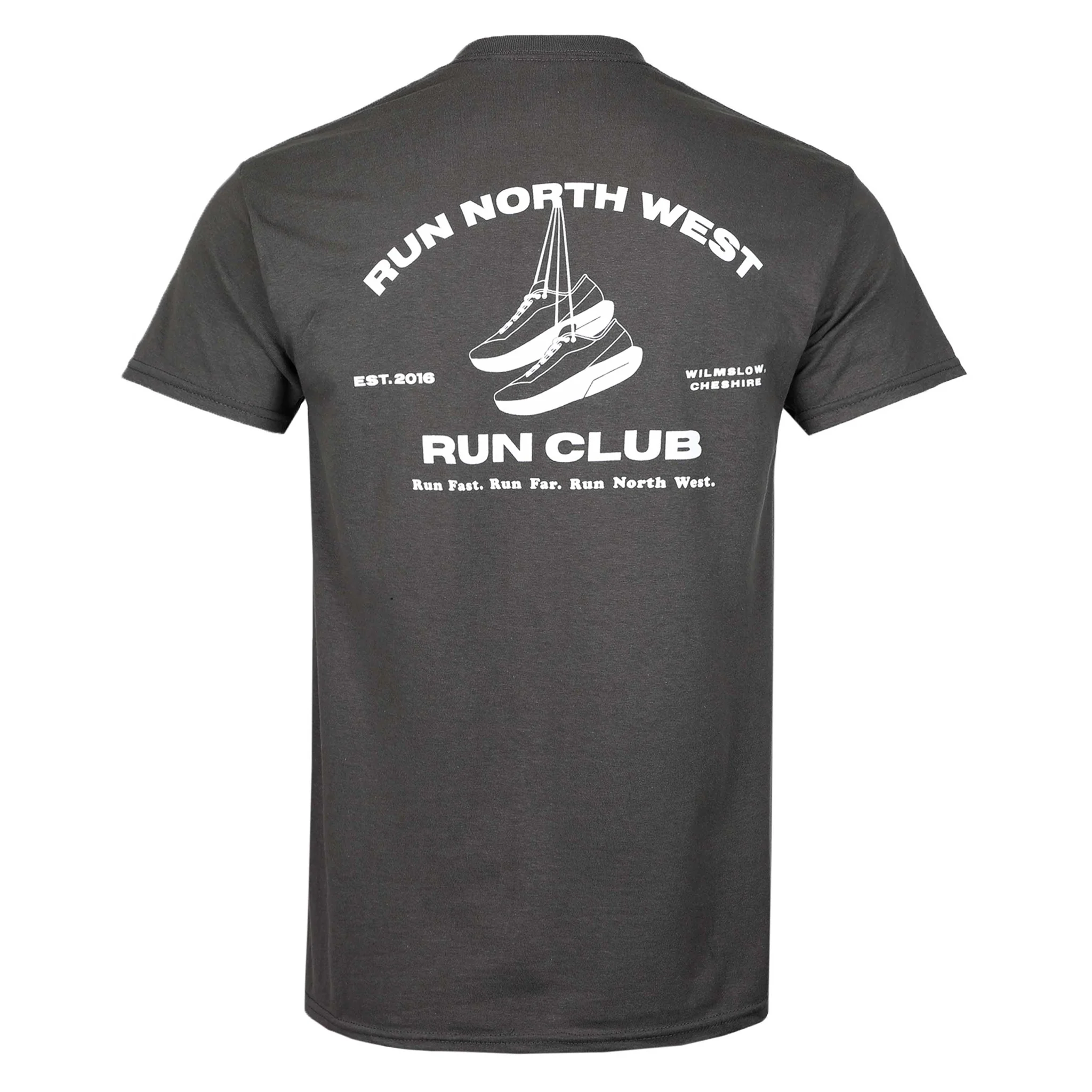 RNW Run Club Cotton Tee - Charcoal