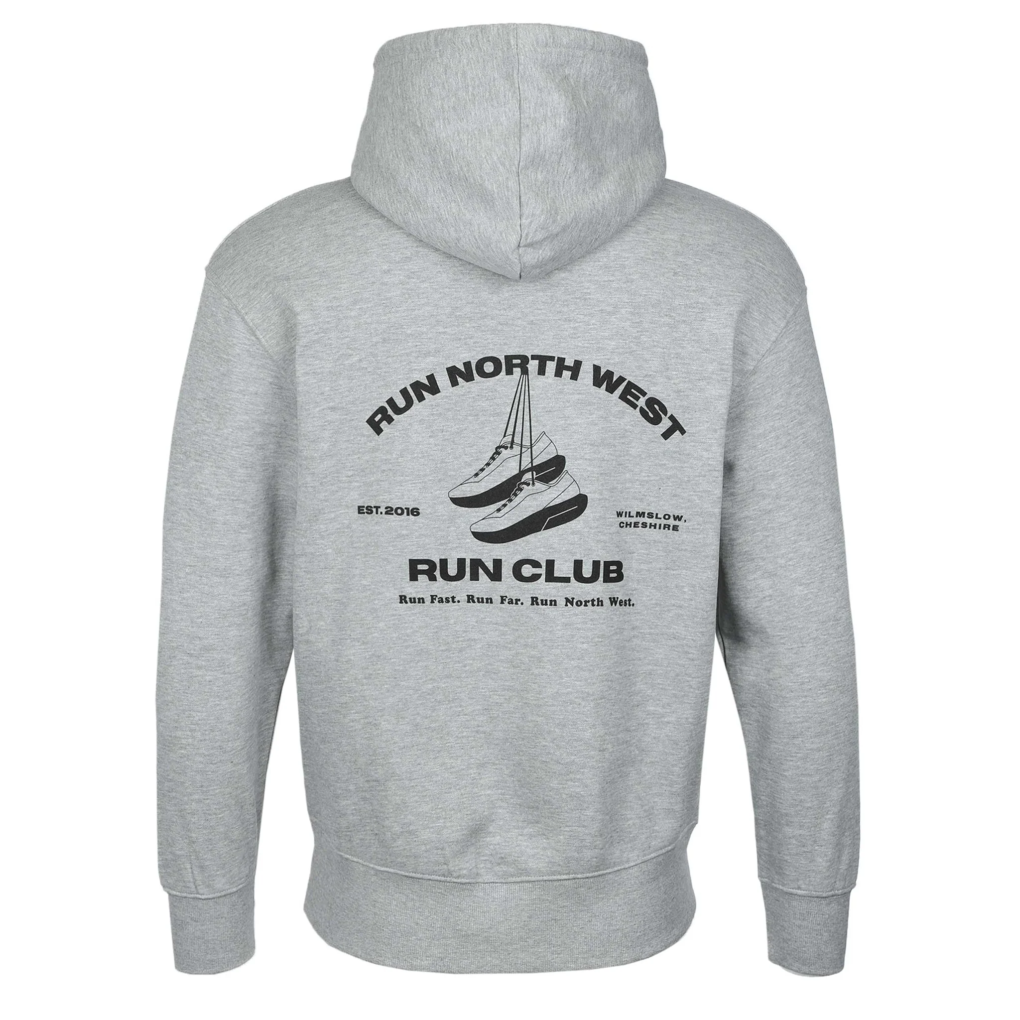 RNW Run Club Hoodie - Grey Marl