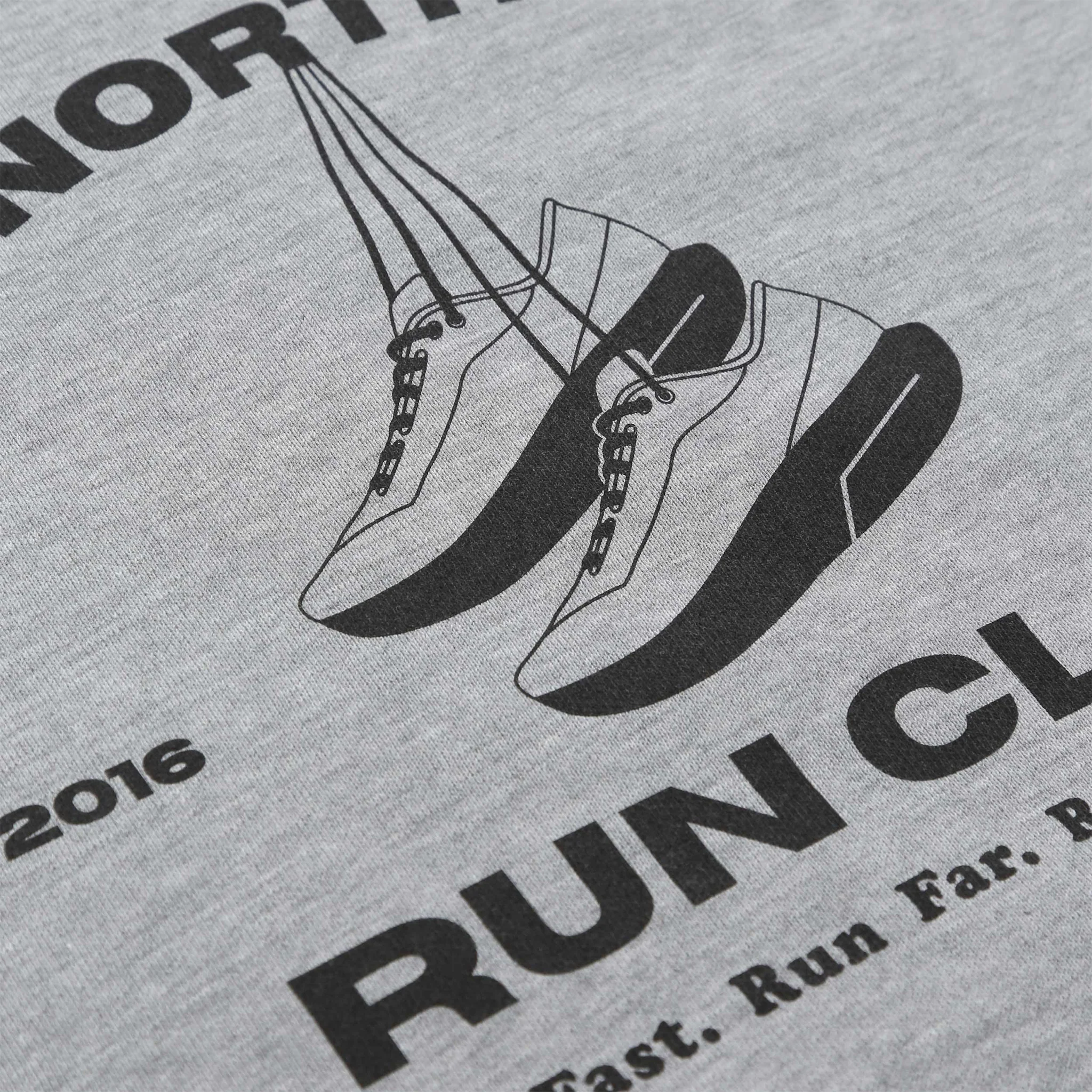 RNW Run Club Hoodie - Grey Marl - Image 5
