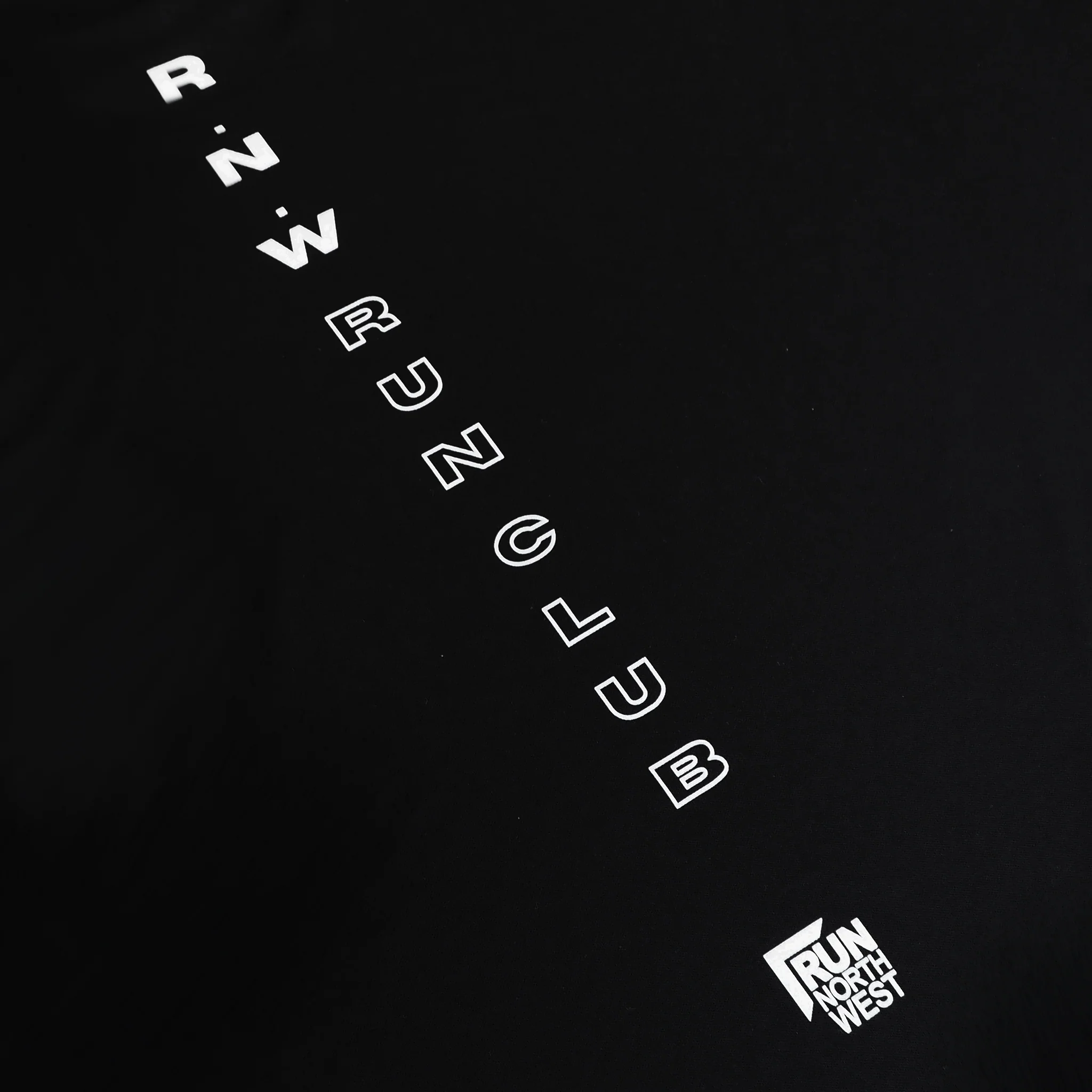RNW Run Club Recycled Tech Tee - Black - Image 3