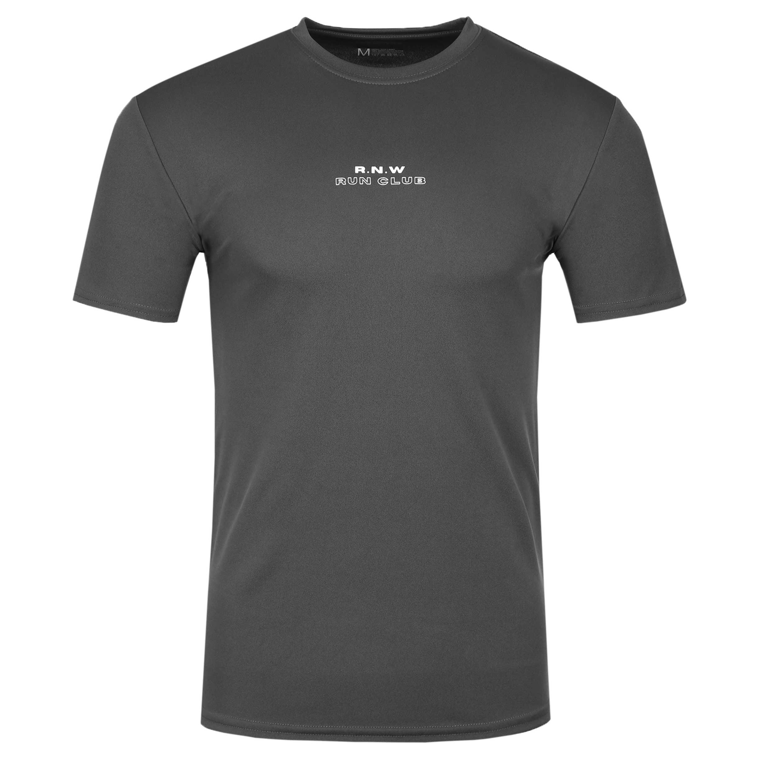 RNW Run Club Recycled Tech Tee - Charcoal - Image 2