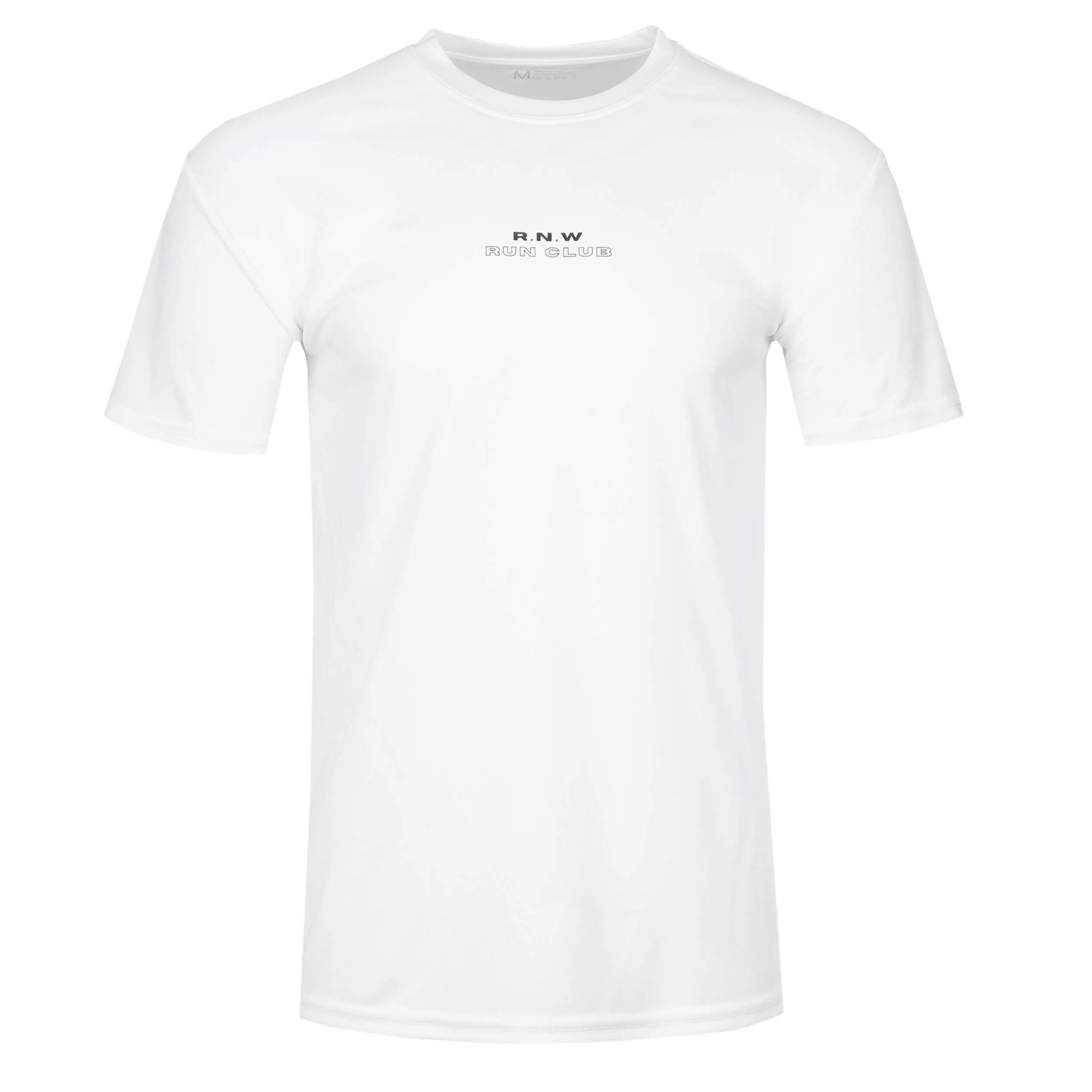 RNW Run Club Recycled Tech Tee - White - Image 2