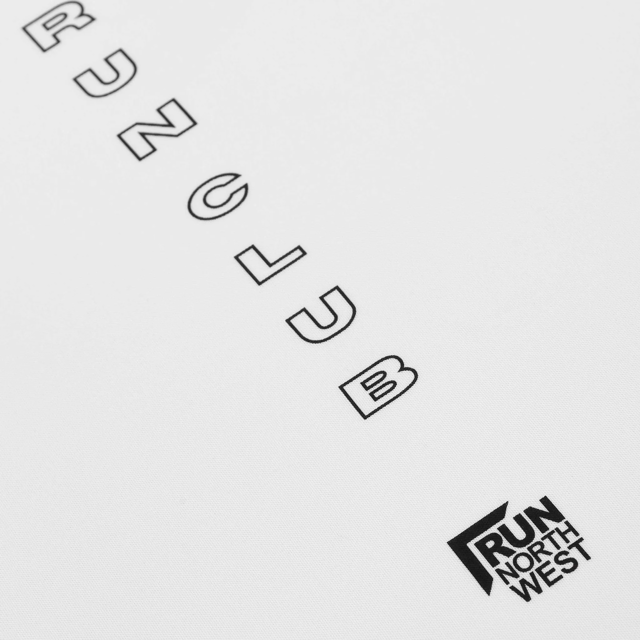 RNW Run Club Recycled Tech Tee - White - Image 4