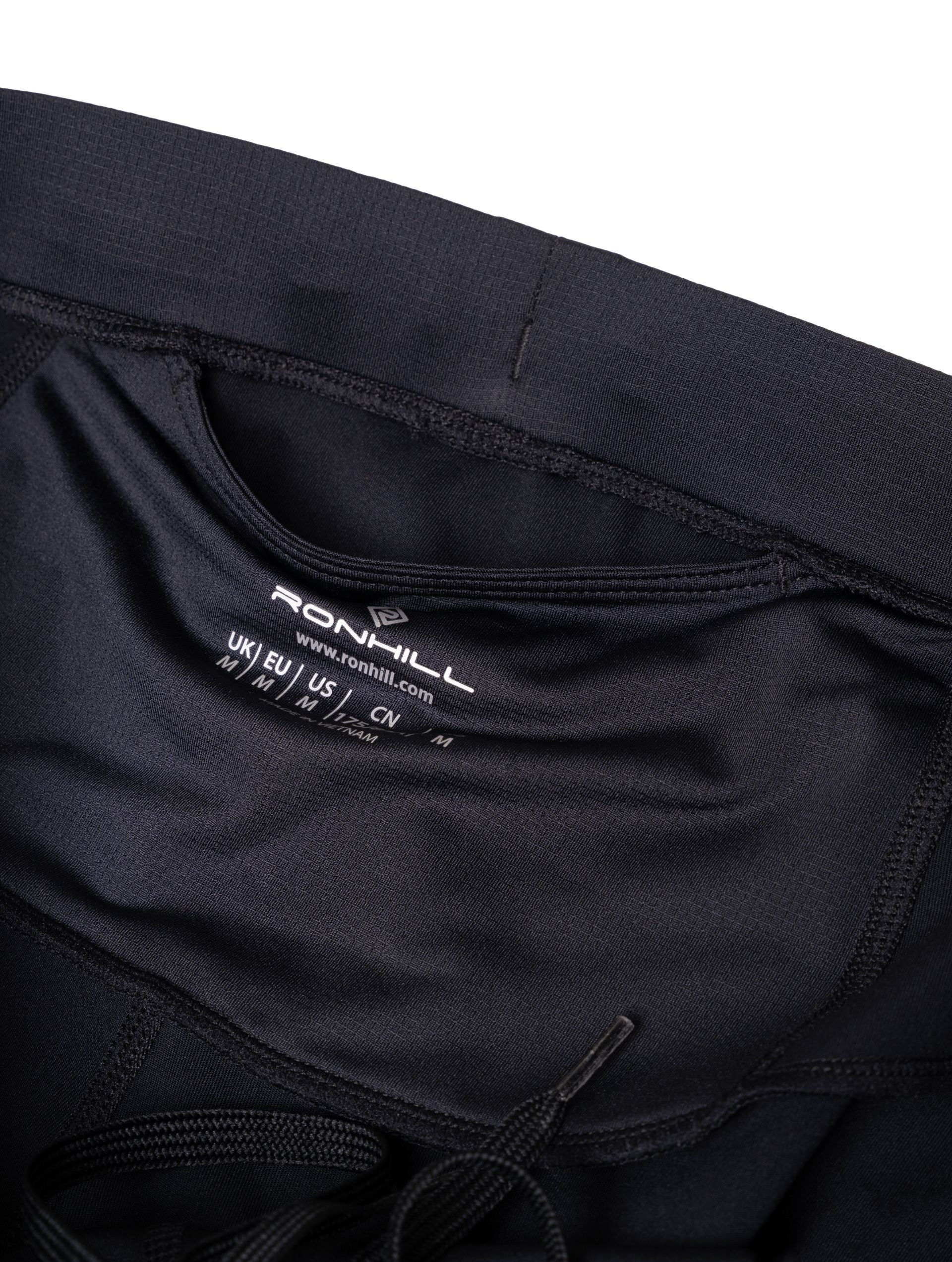 RonHill Mens Core Stretch Short - All Black - AW25 - Image 10