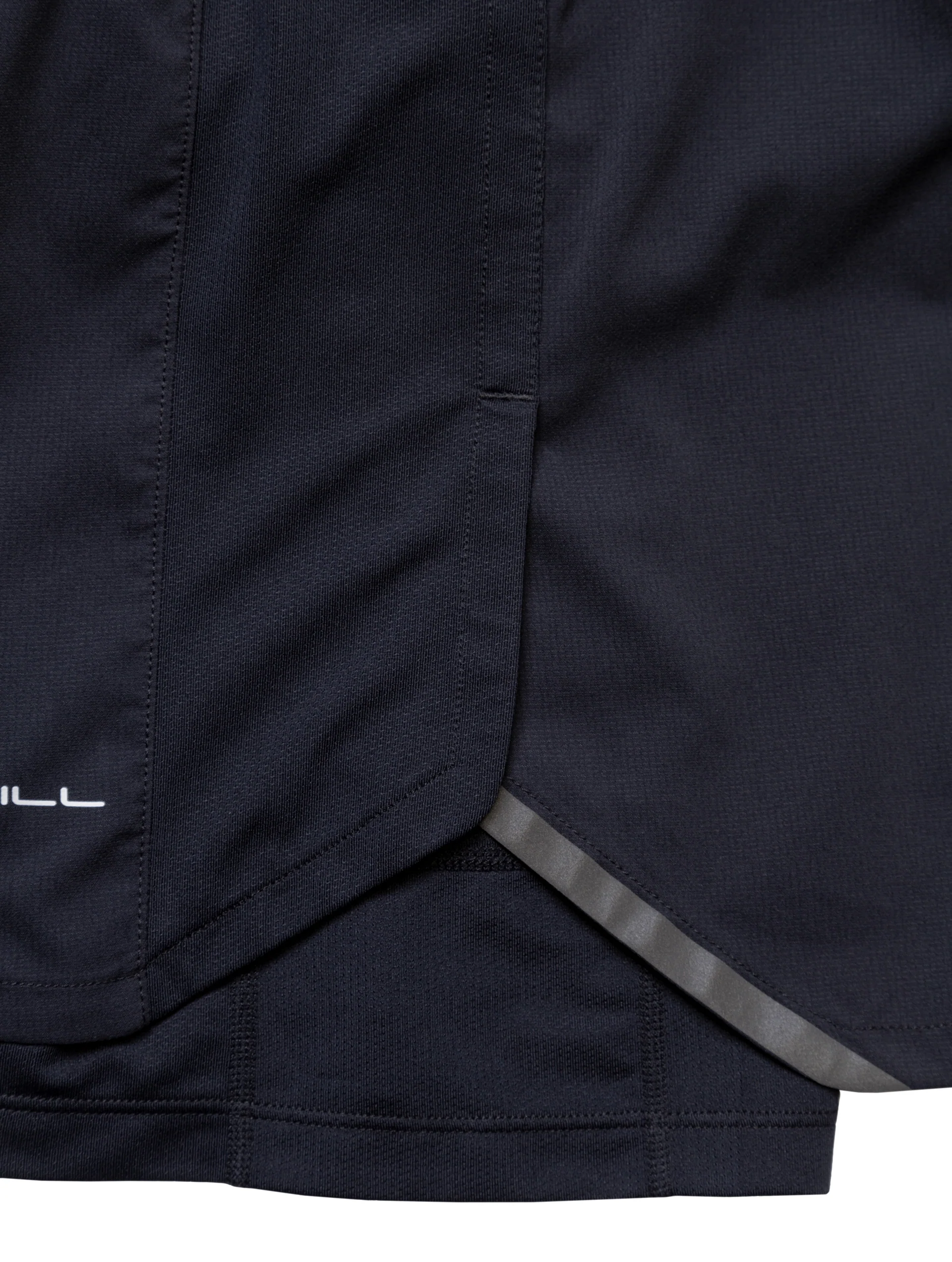 RonHill Mens Tech 5" Twin Short - All Black - Image 4